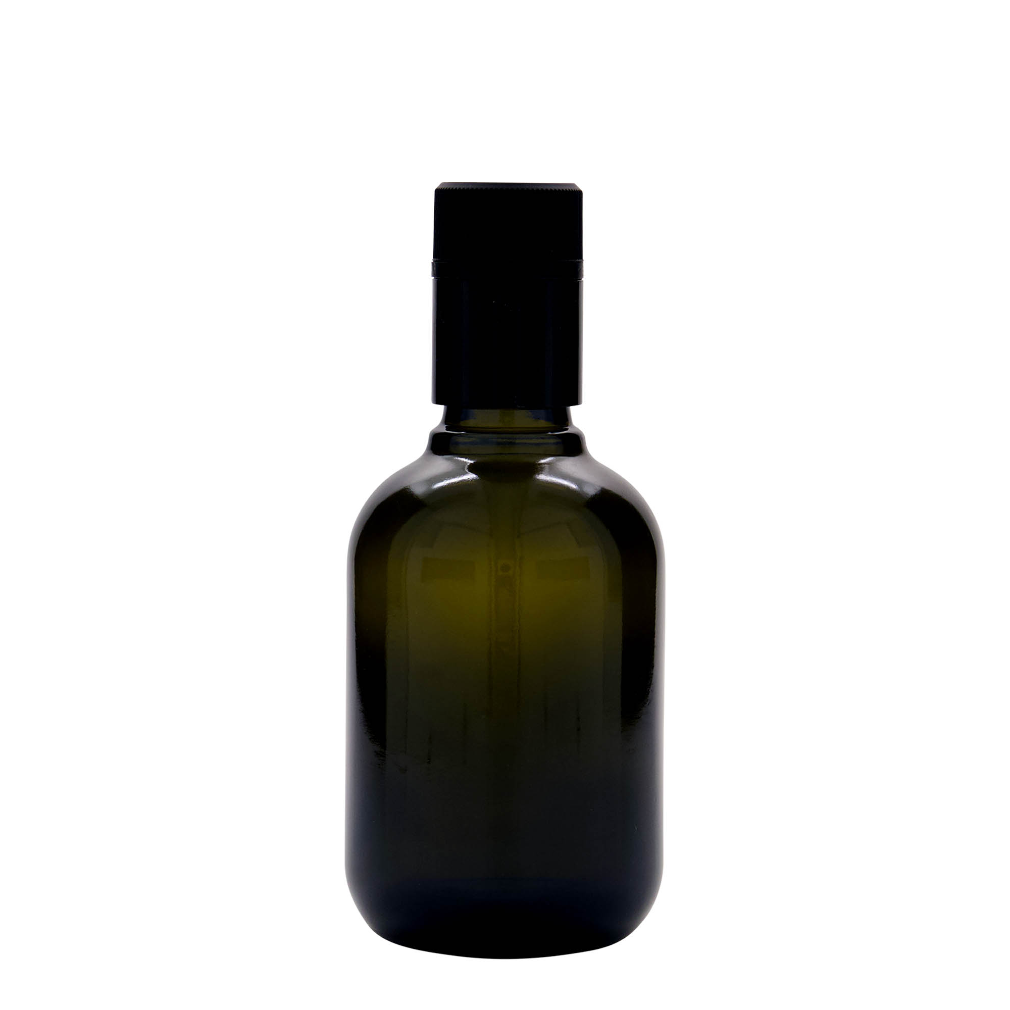 250 ml steklenica za kis/oljčno olje 'Biolio', steklo, starozeleno, odprtina: DOP 250 ml steklenica za kis/oljčno olje 'Biolio', steklo, starozeleno, odprtina: DOP