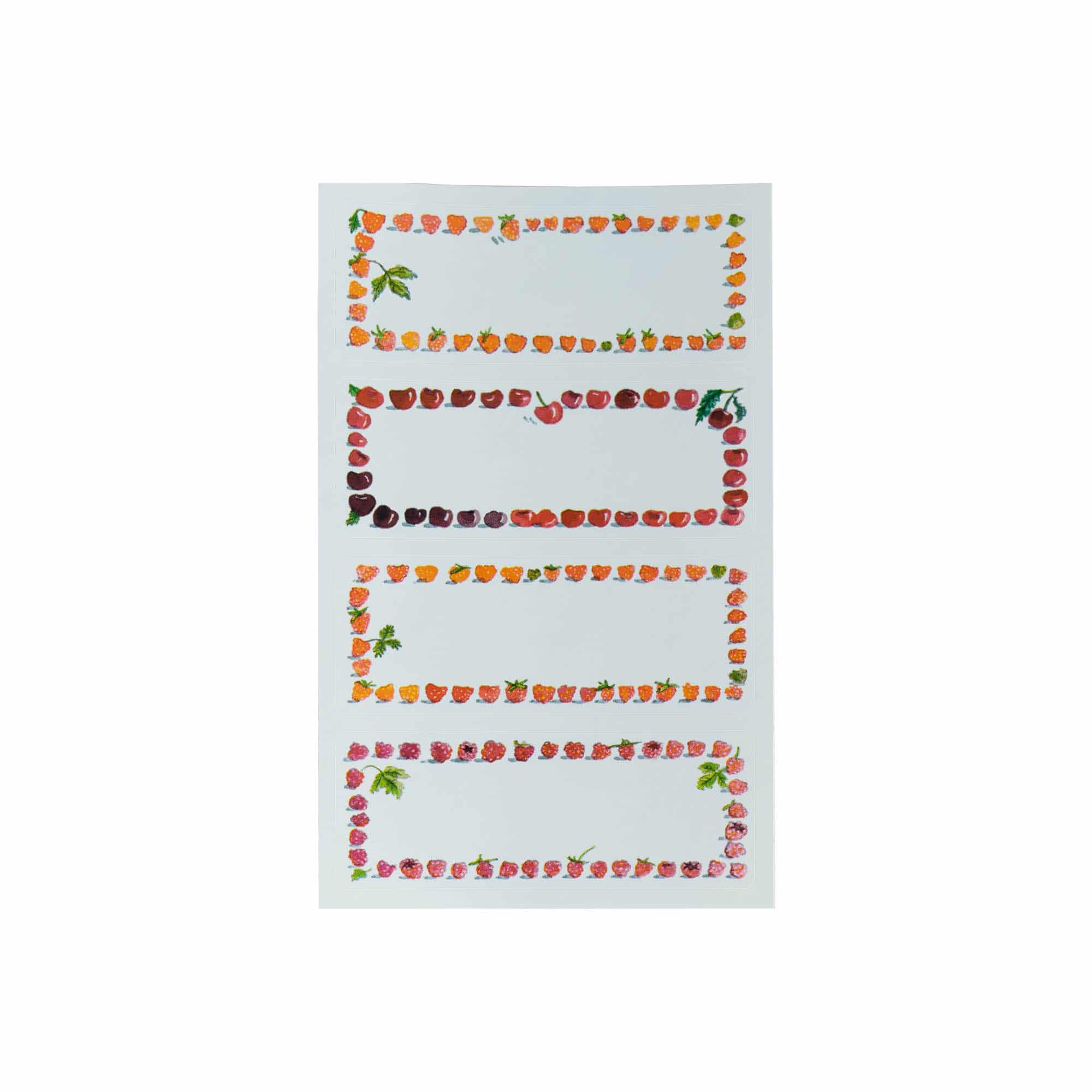 Zweckform etikete 'Sadni okvir', pravokotne, papir, večbarvne