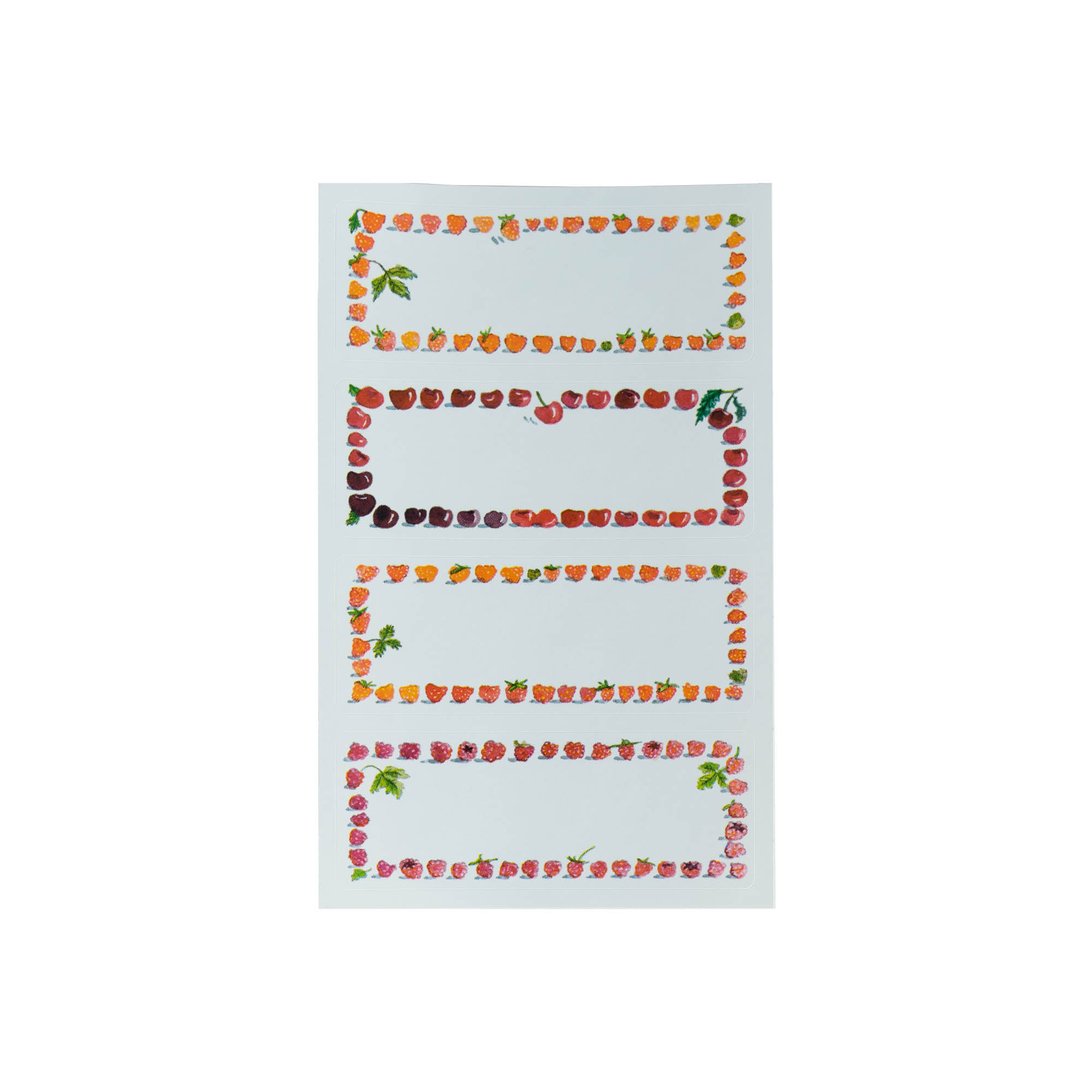 Zweckform etikete 'Sadni okvir', pravokotne, papir, večbarvne