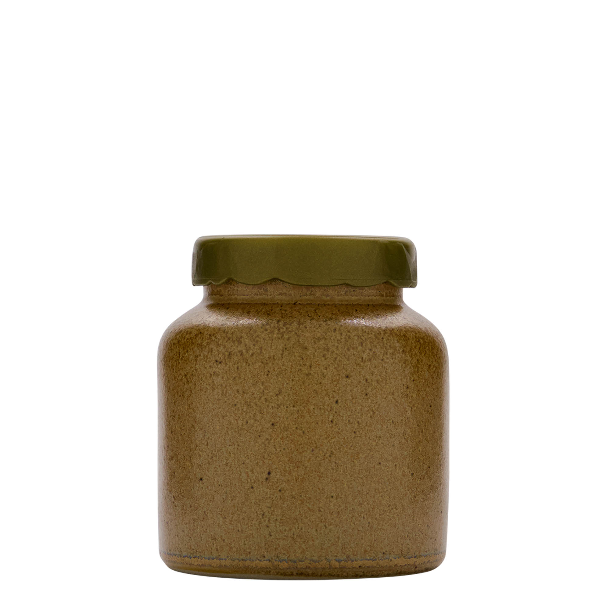 270 ml vrč iz kamnitega posodja, keramika, rjavo-kristalen, odprtina: pokrov s preklopom 270 ml vrč iz kamnitega posodja, keramika, rjavo-kristalen, odprtina: pokrov s preklopom