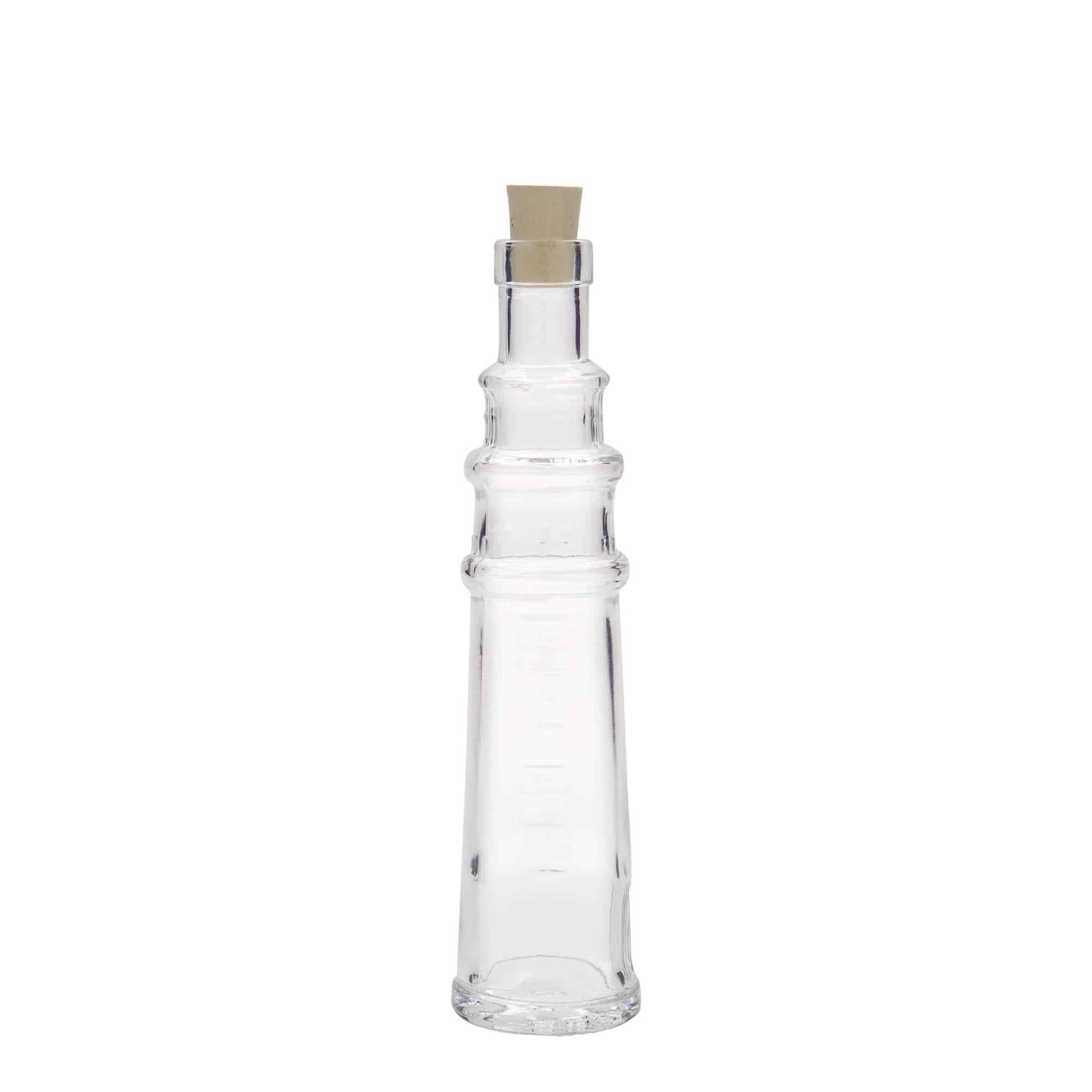 100 ml lekarniška steklenica »Svetilnik«, ustje: pluta