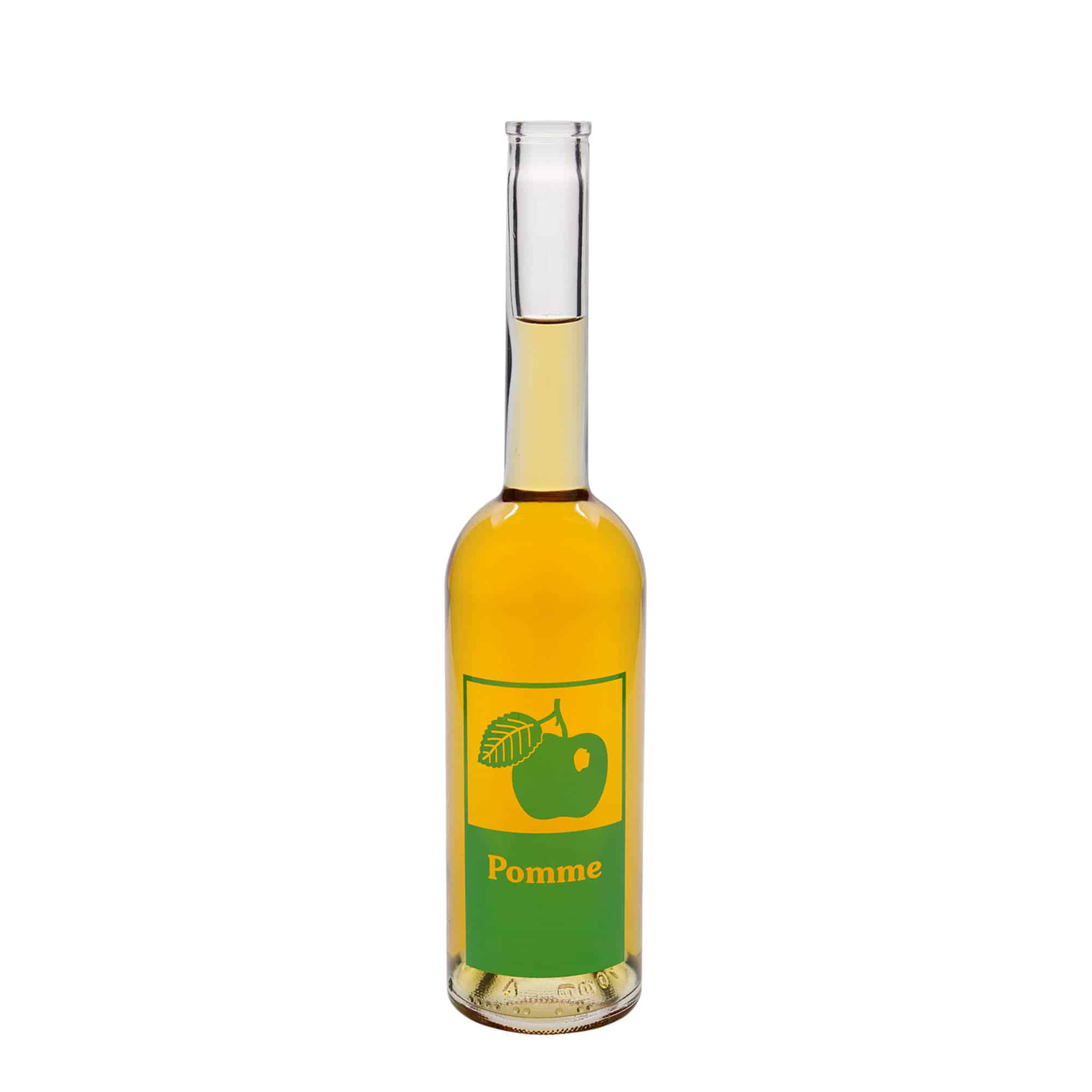 500 ml steklenica iz stekla 'Opera', motiv: jabolko, odprtina: pluta 500 ml steklenica iz stekla 'Opera', motiv: jabolko, odprtina: pluta