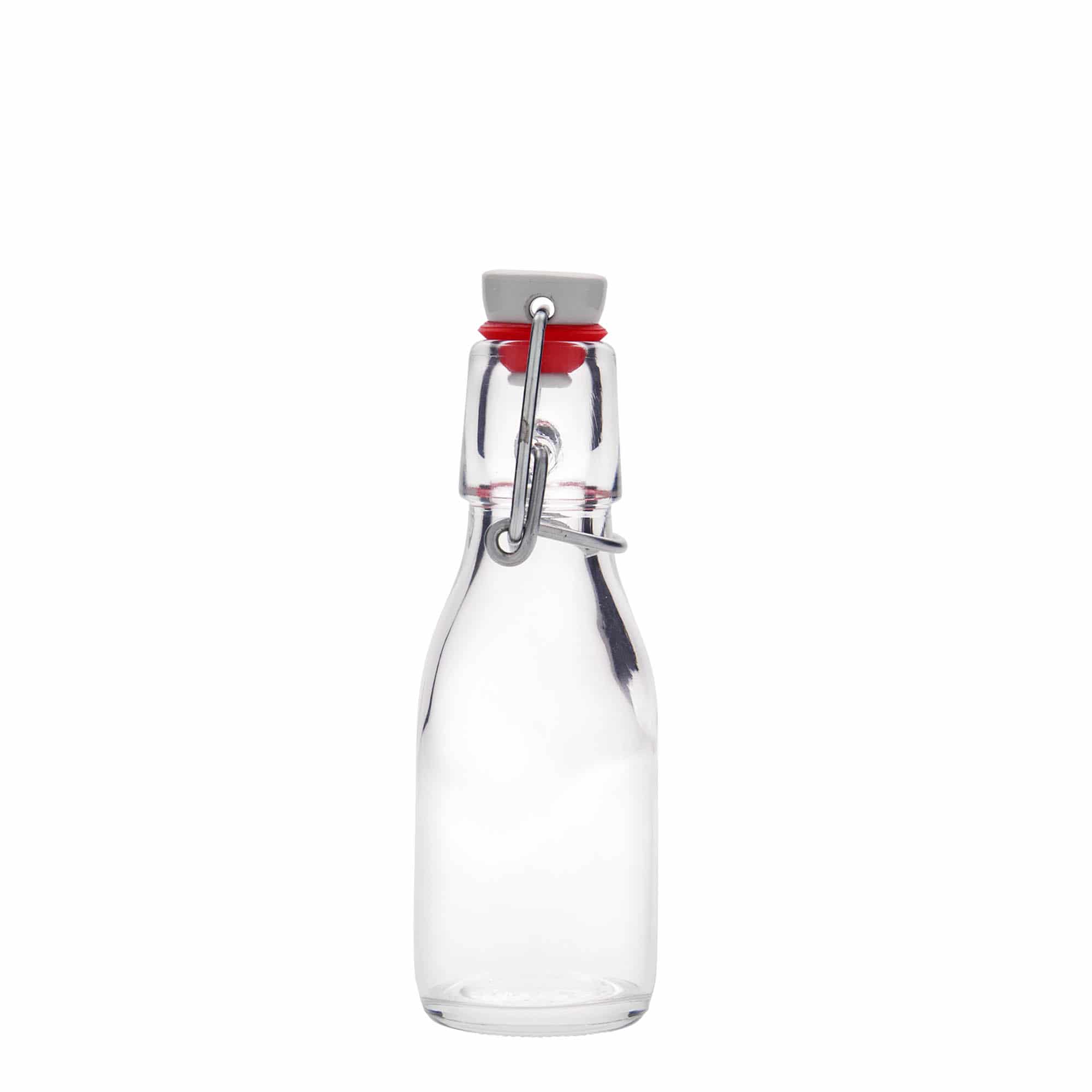 100 ml steklena steklenica »Paul«, ustje: zamašek s tesnilom
