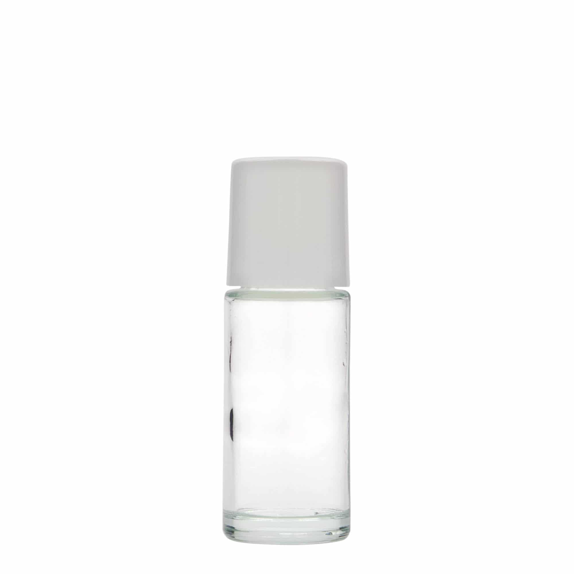 50 ml steklenička z rolerjem, steklo, odprtina: navojni zamašek