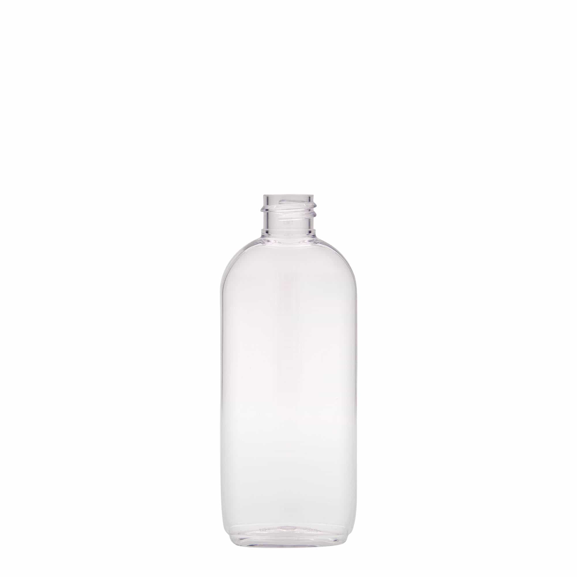 100 ml PET-flaska 'Iris', ovalna, plastika, odprtina: 20/410