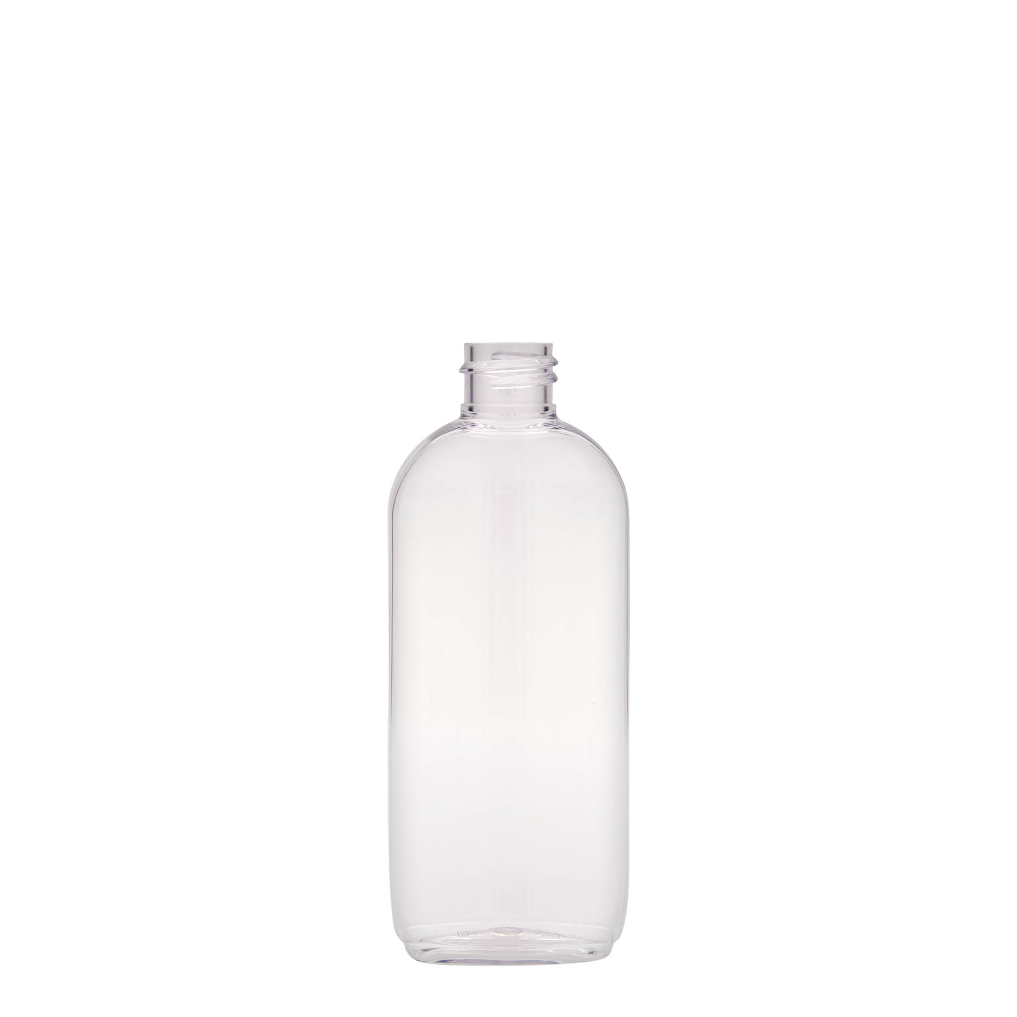 100 ml PET-flaska 'Iris', ovalna, plastika, odprtina: 20/410
