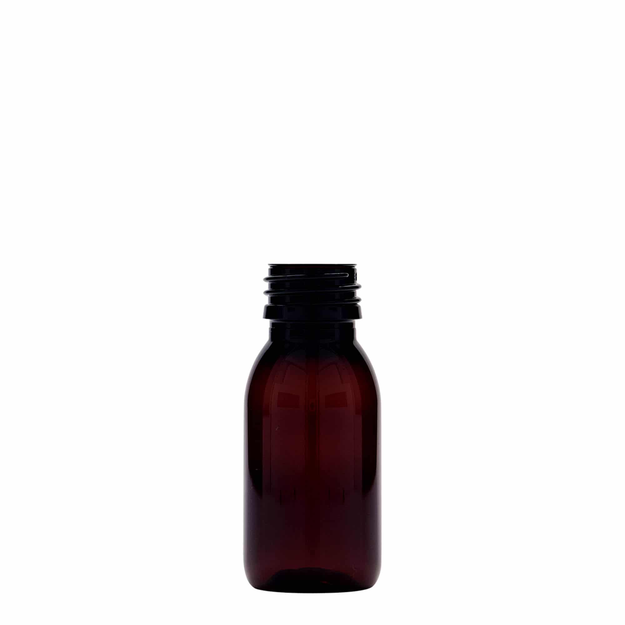 60 ml steklenica za zdravila PET, rjava, plastika, ustje: PP 28 60 ml steklenica za zdravila PET, rjava, plastika, ustje: PP 28