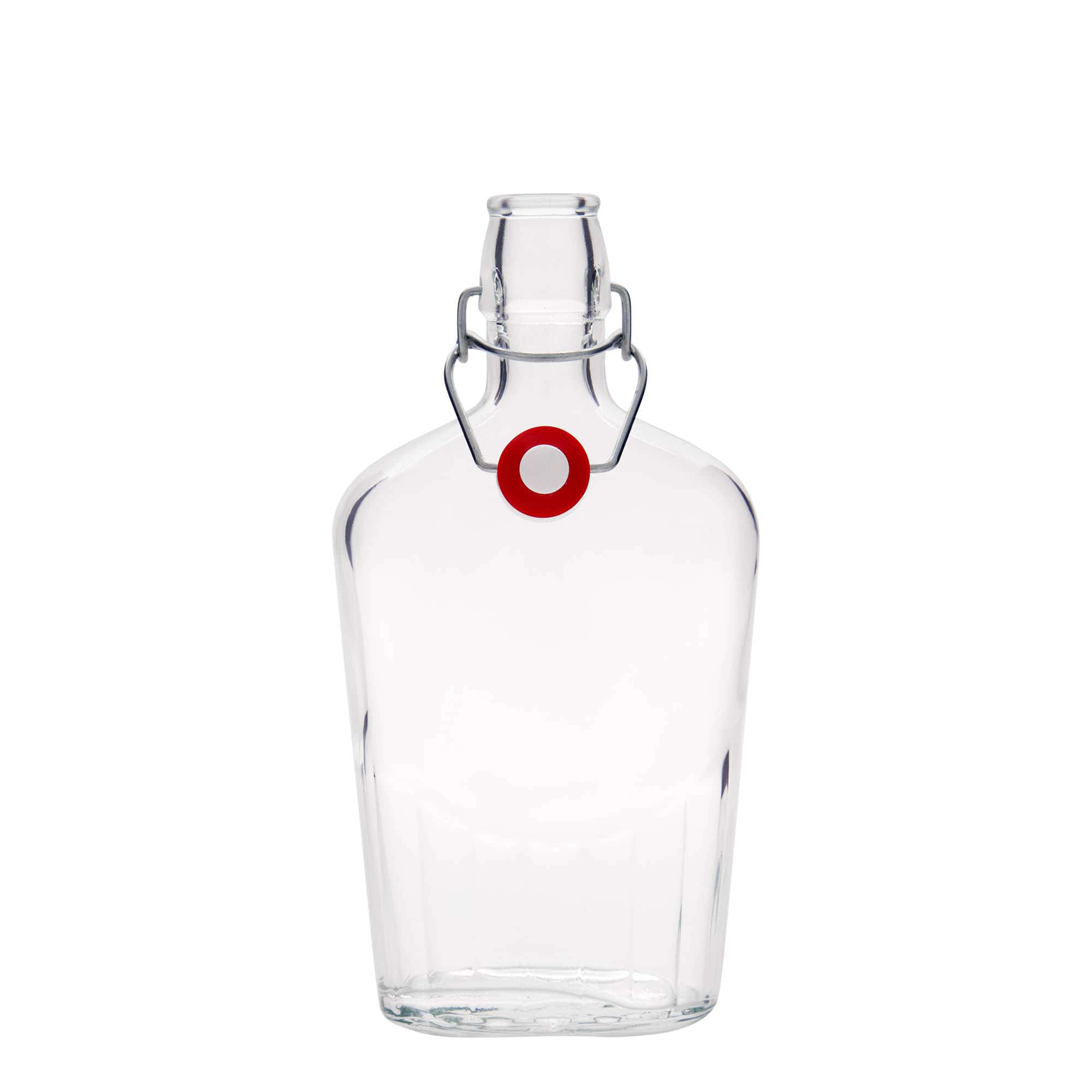 500 ml steklenica 'Fiaschetta', ovalna, odprtina: s sponko 500 ml steklenica 'Fiaschetta', ovalna, odprtina: s sponko