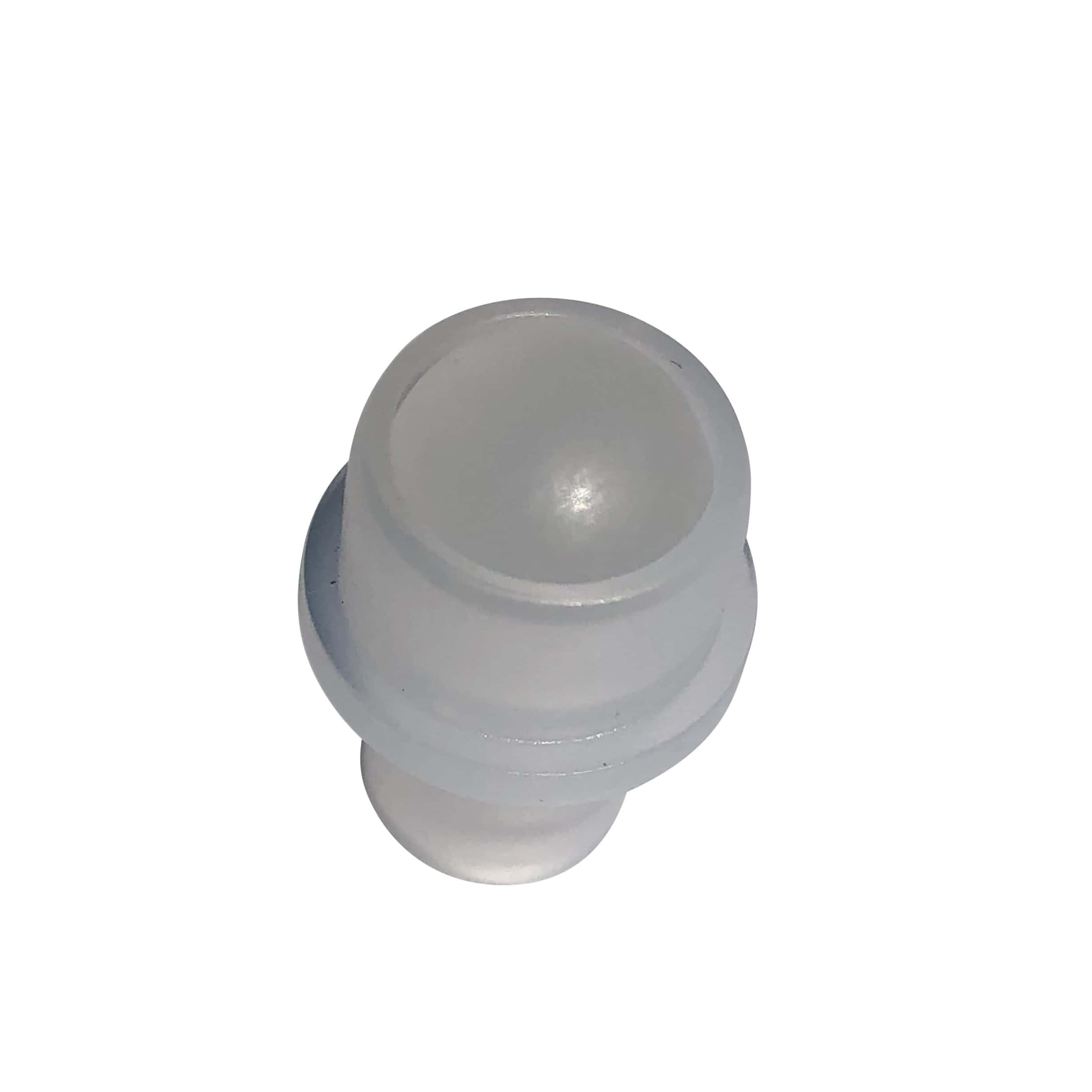 Vstavek za 10 ml stekleničko z valjčkom, LDPE plastika, naravne barve