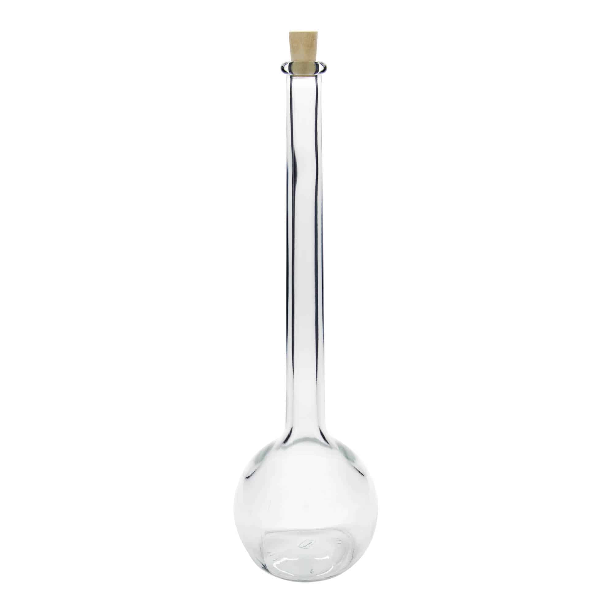 1500 ml steklena steklenica »Tulipano«, ustje: pluta