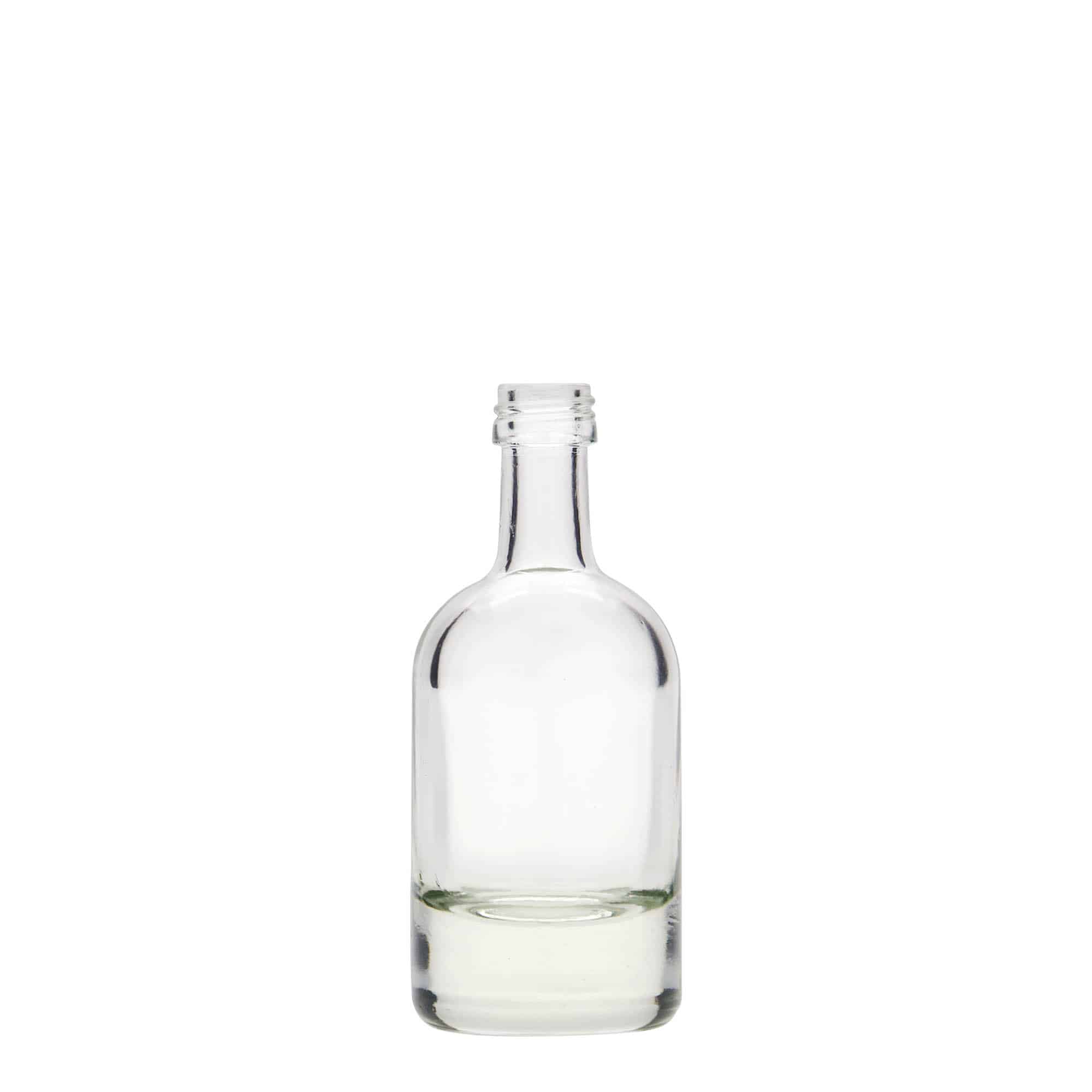 50 ml steklena steklenica »Linea Uno«, ustje: PP 18 50 ml steklena steklenica »Linea Uno«, ustje: PP 18