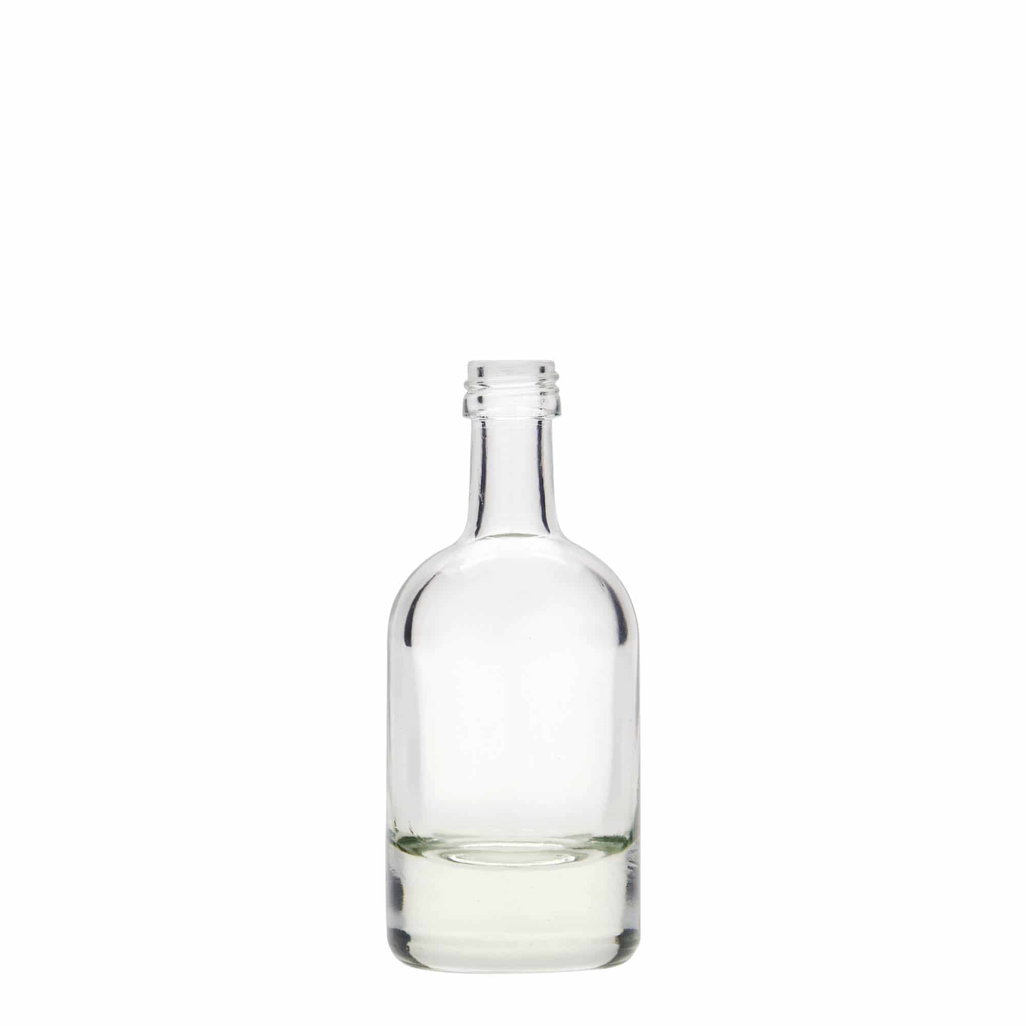 Steklenička iz stekla 50 ml 'Linea Uno', odprtina: PP 18 Steklenička iz stekla 50 ml 'Linea Uno', odprtina: PP 18