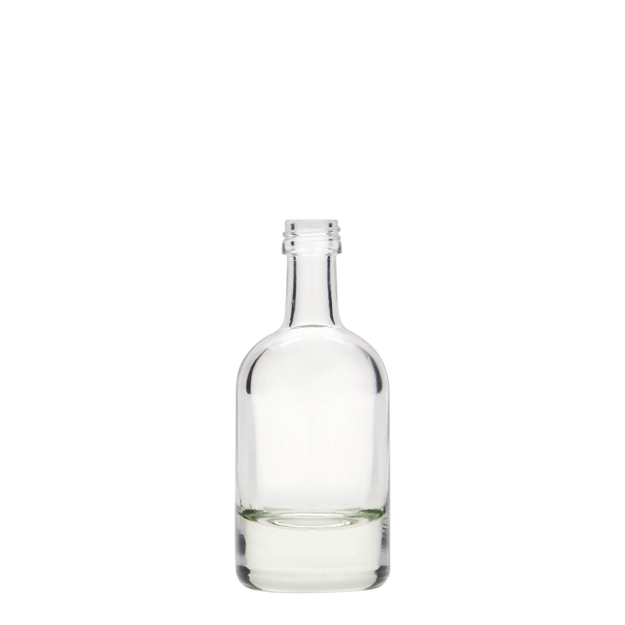 Steklenička iz stekla 50 ml 'Linea Uno', odprtina: PP 18 Steklenička iz stekla 50 ml 'Linea Uno', odprtina: PP 18