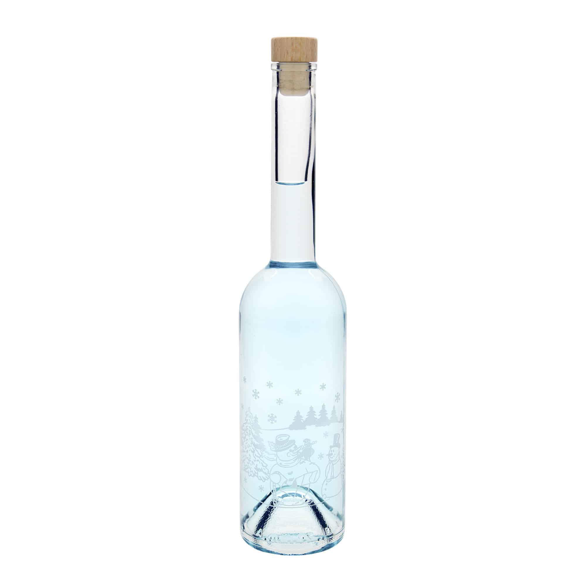 500 ml steklenica 'Opera', motiv: steklenica snežaka, odprtina: pluta 500 ml steklenica 'Opera', motiv: steklenica snežaka, odprtina: pluta