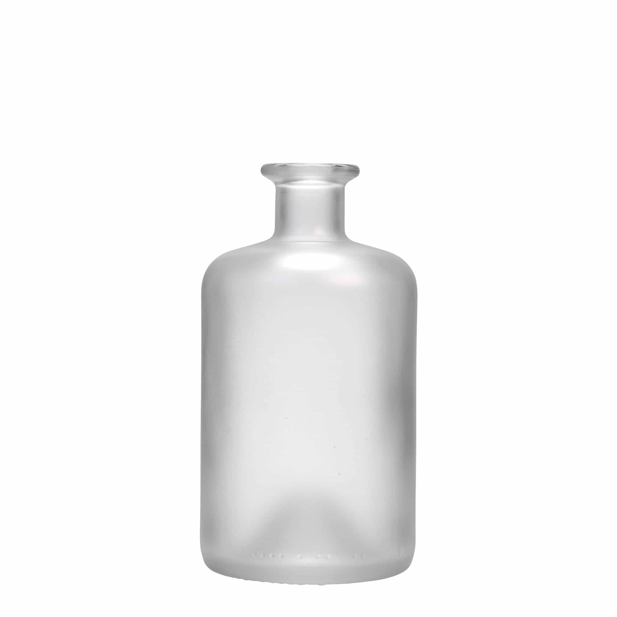 500 ml steklena lekarniška steklenica, motna, ustje: pluta