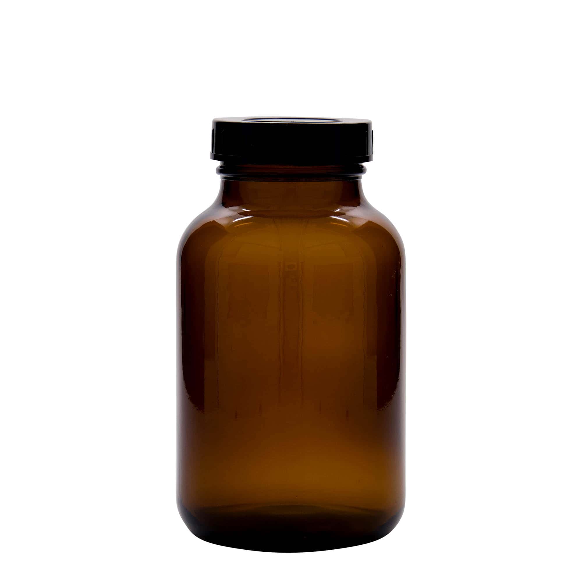 1000 ml steklenica z dolgim grlom, rjava, ustje: DIN 68