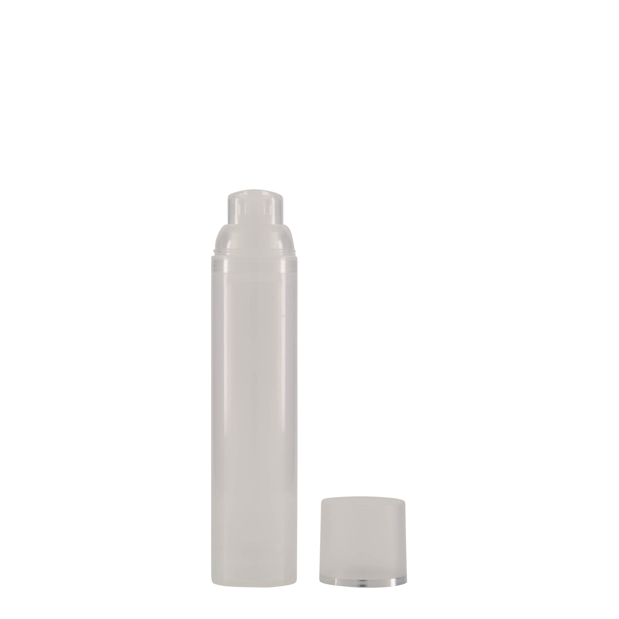 100 ml Airless dozirnik 'Mezzo', PP-plastika, naraven