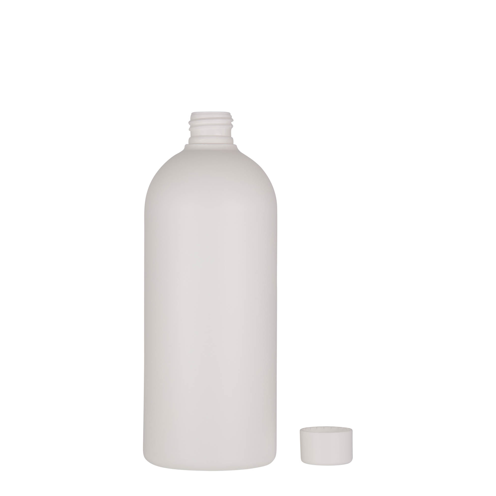 500 ml plastična steklenica 'Tuffy', HDPE, bela, odprtina: 24/410