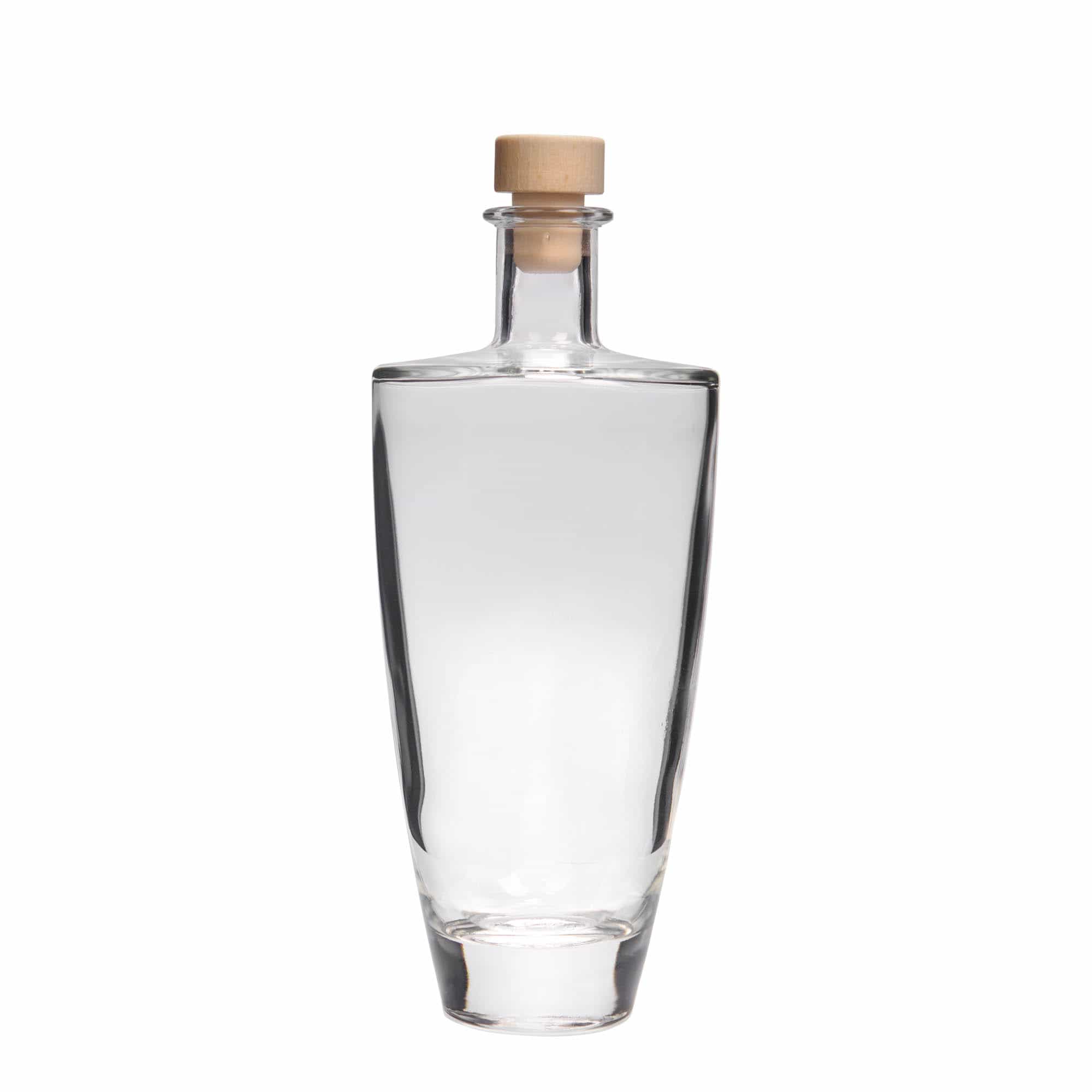 500 ml steklena steklenica »Vanessa«, ovalna, ustje: pluta