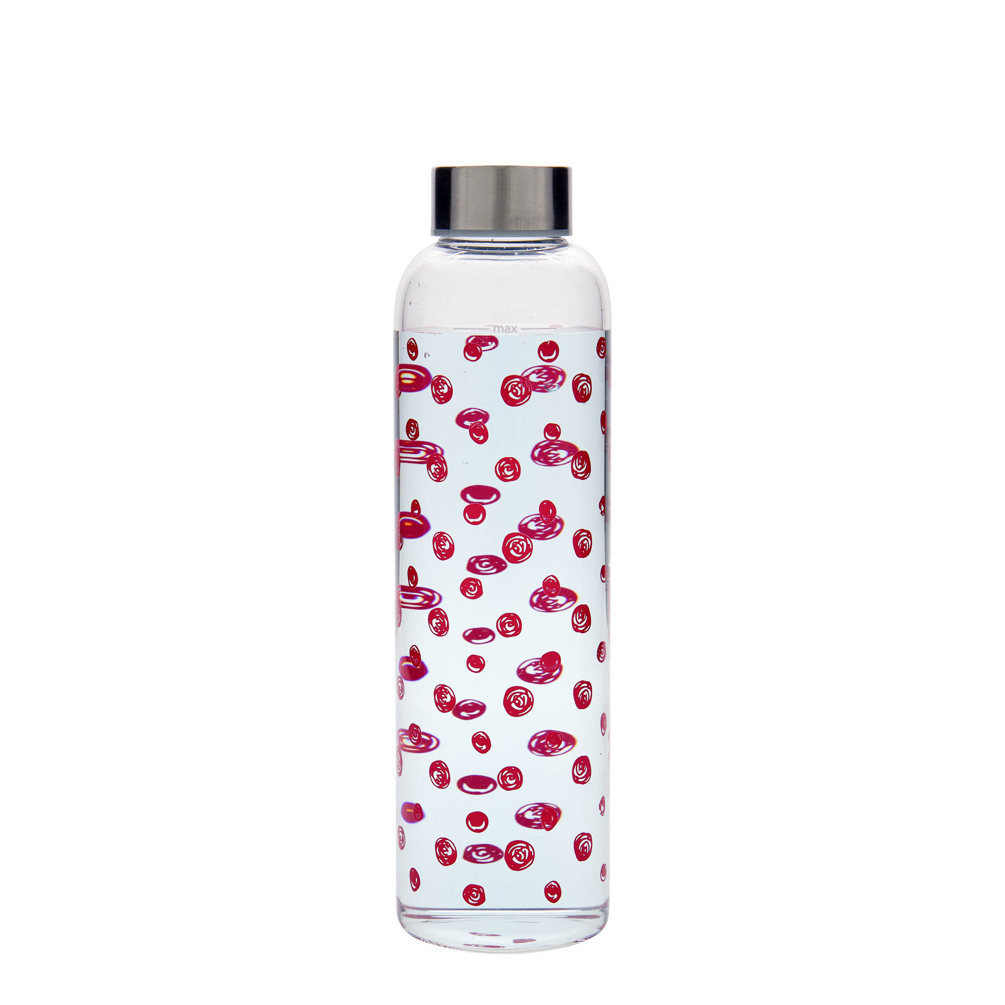 500 ml steklenica za pitje 'Perseus - Rdeče pike', odprtina: navojni zamašek 500 ml steklenica za pitje 'Perseus - Rdeče pike', odprtina: navojni zamašek