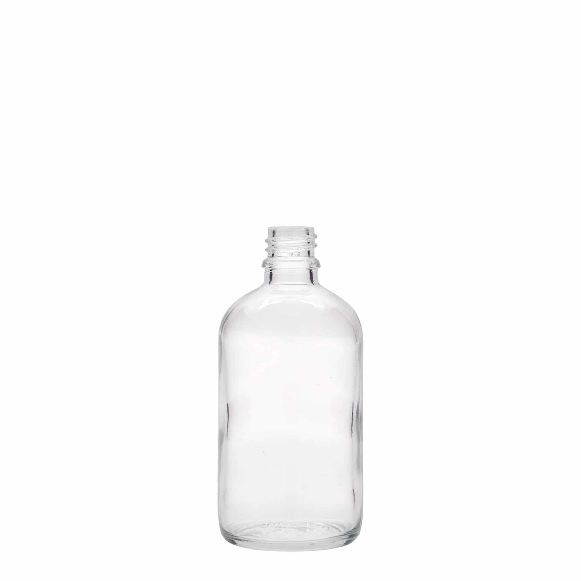 100 ml steklenica za zdravila, steklo, ustje: DIN 18 100 ml steklenica za zdravila, steklo, ustje: DIN 18