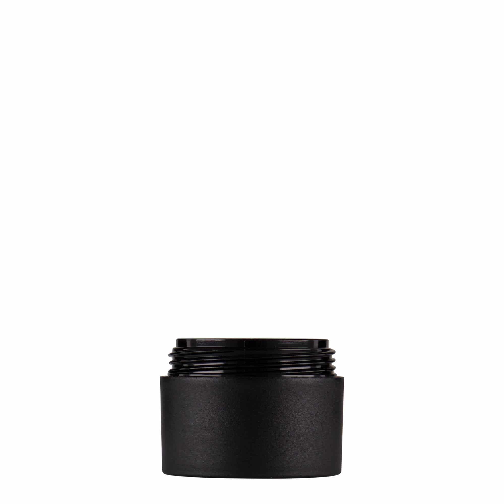 15 ml plastična posoda »Antonella«, PP, črna, ustje: navojni zamašek 15 ml plastična posoda »Antonella«, PP, črna, ustje: navojni zamašek