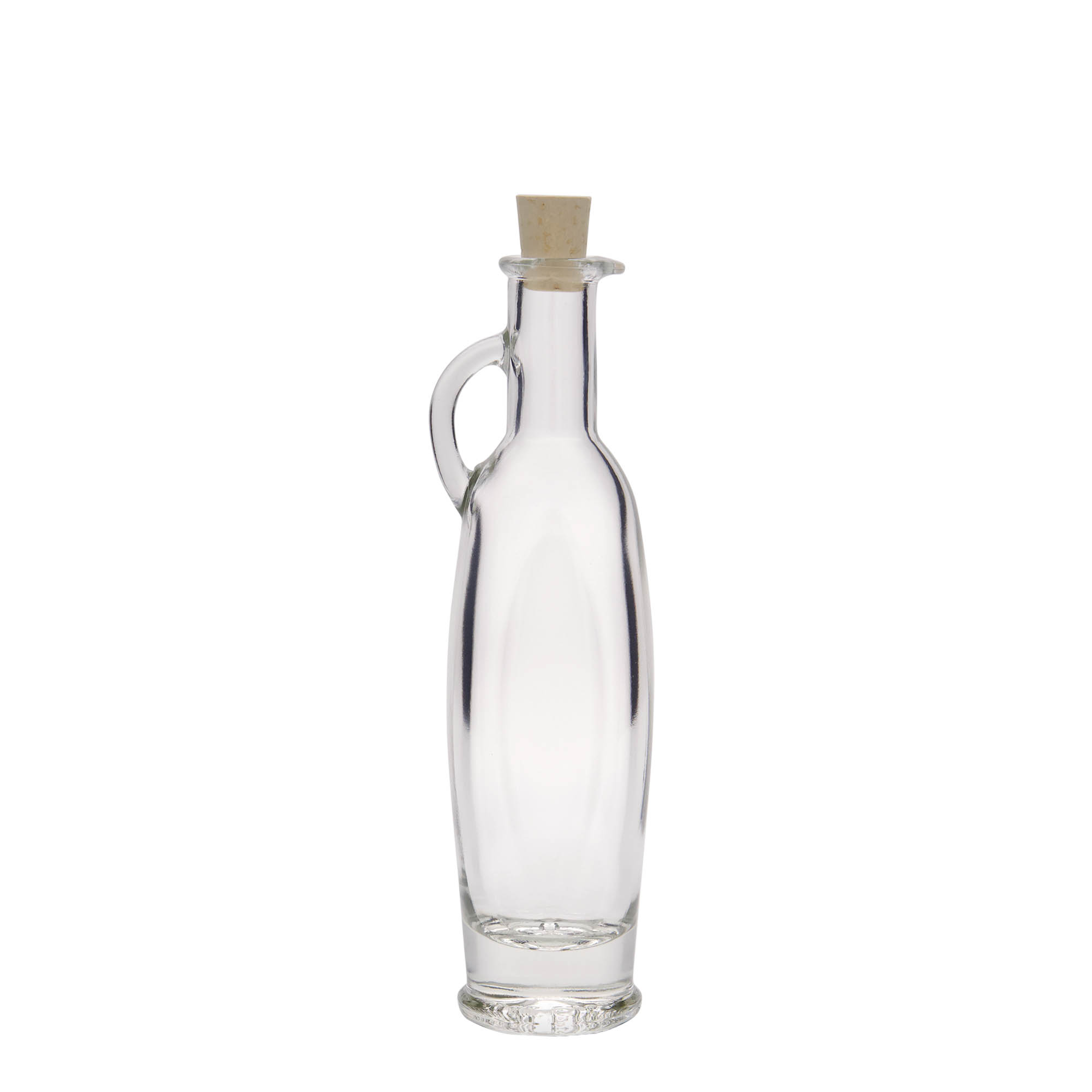 100 ml steklenica 'Eleganta', ovalna, odprtina: plutovinasta