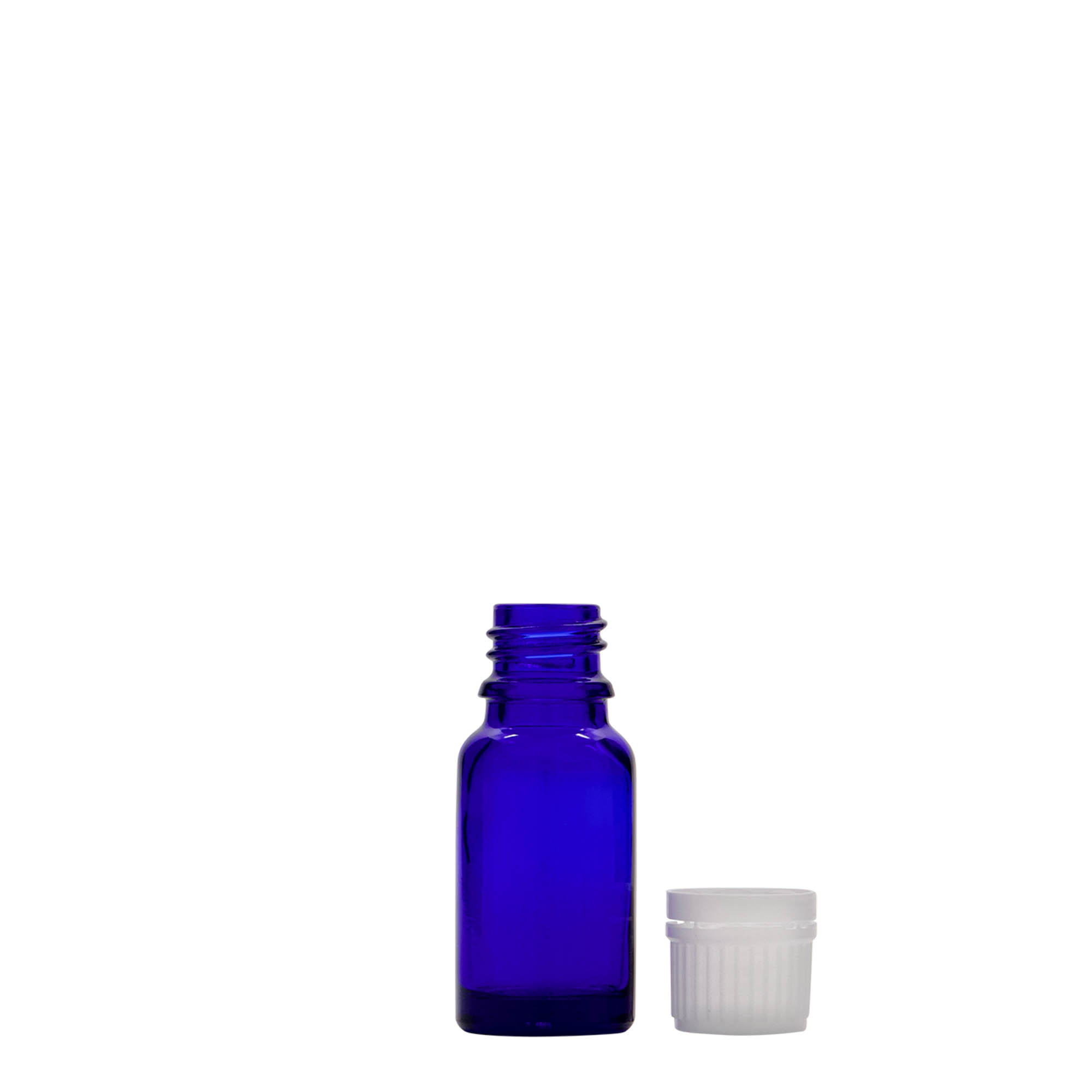 10 ml medicinska steklenička, steklo, kraljevsko modra, odprtina: DIN 18 10 ml medicinska steklenička, steklo, kraljevsko modra, odprtina: DIN 18