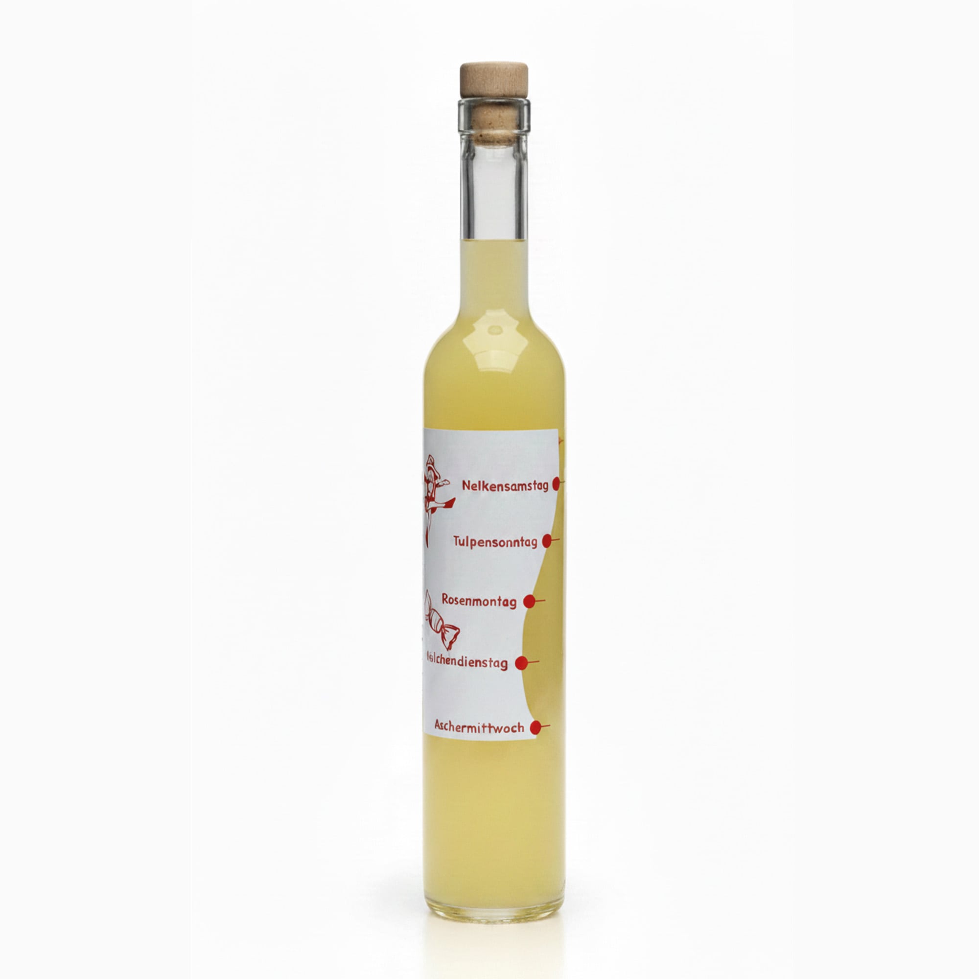 500 ml steklenica Maximo s potiskom 'Karneval', odprtina: pluta