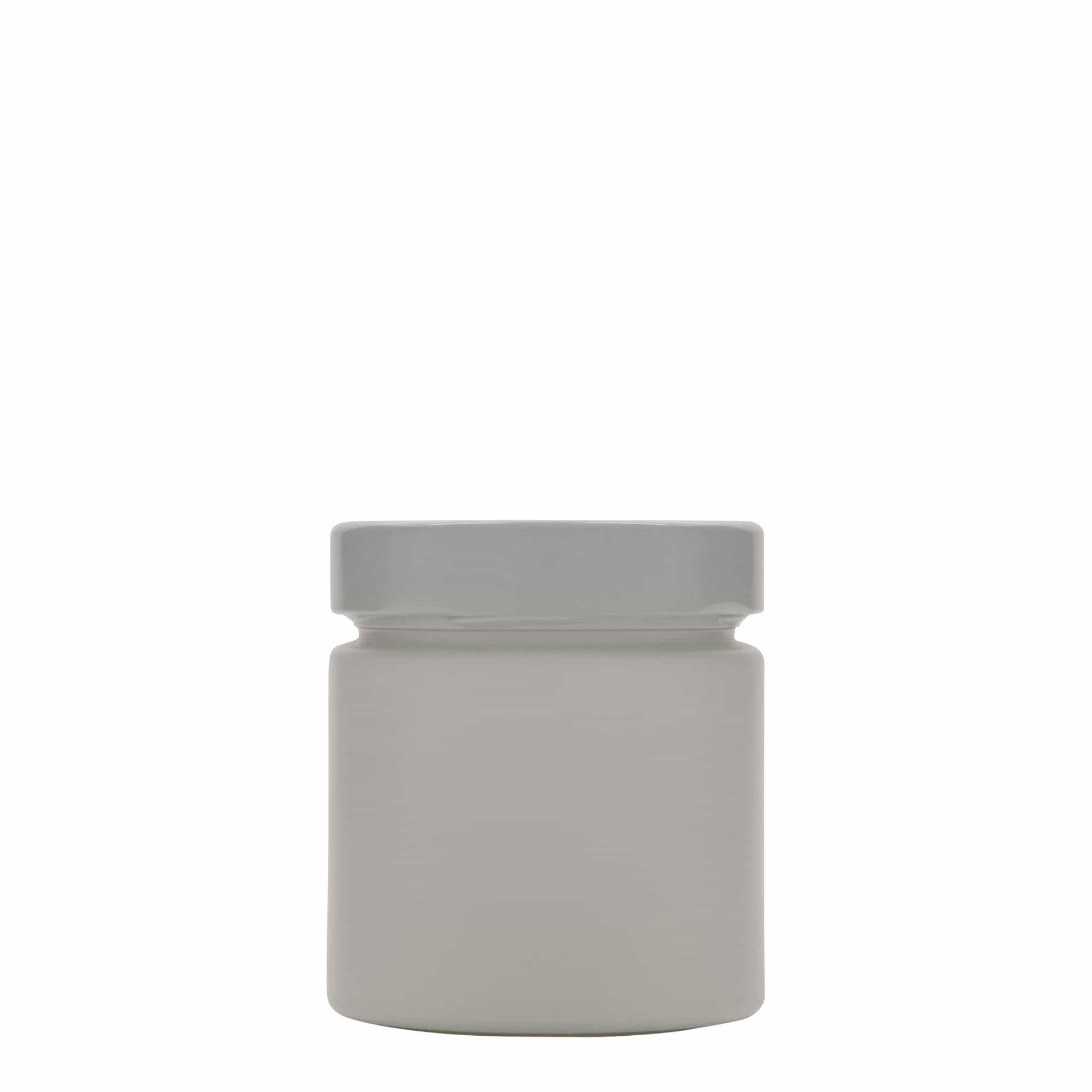 220 ml okrogla steklenica 'Aurora', bela, odprtina: Deep-Twist-Off (DTO 66)