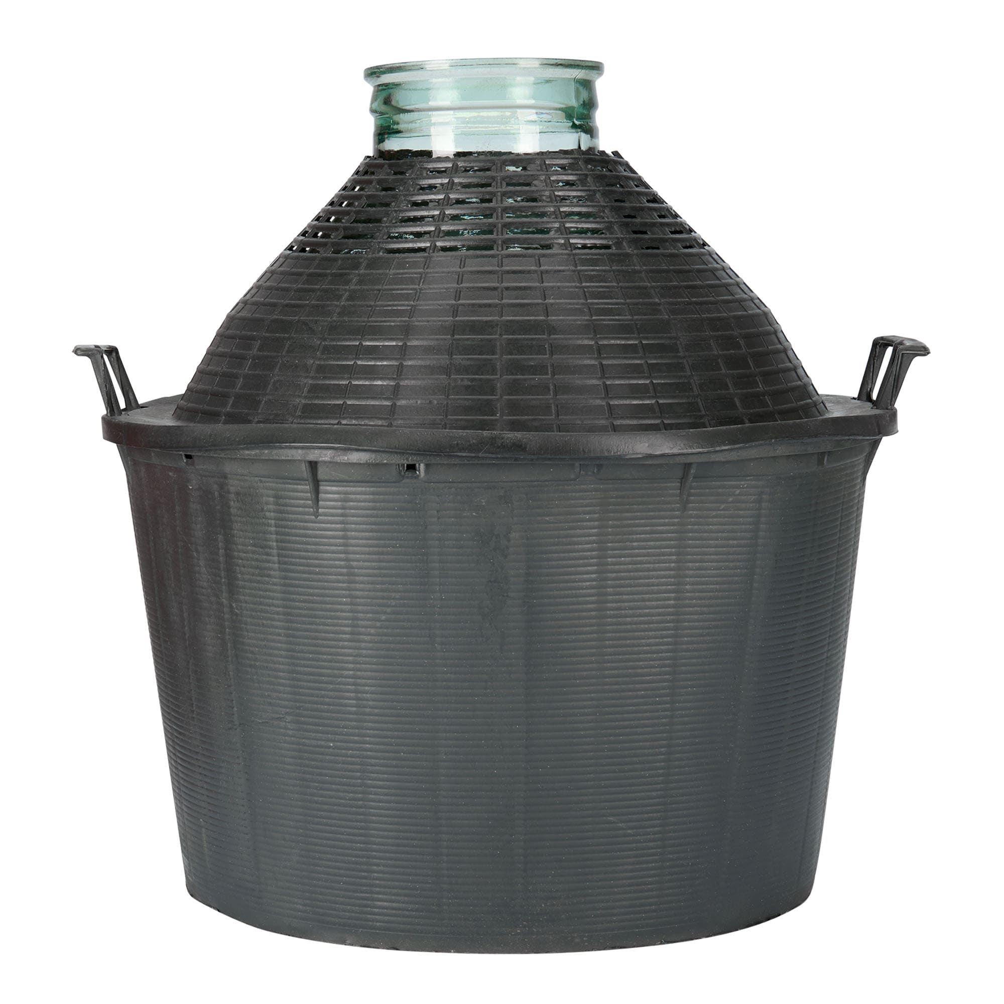 34 l balonska steklenica z širokim vratom, steklo, odprtina: pokrov z navojem