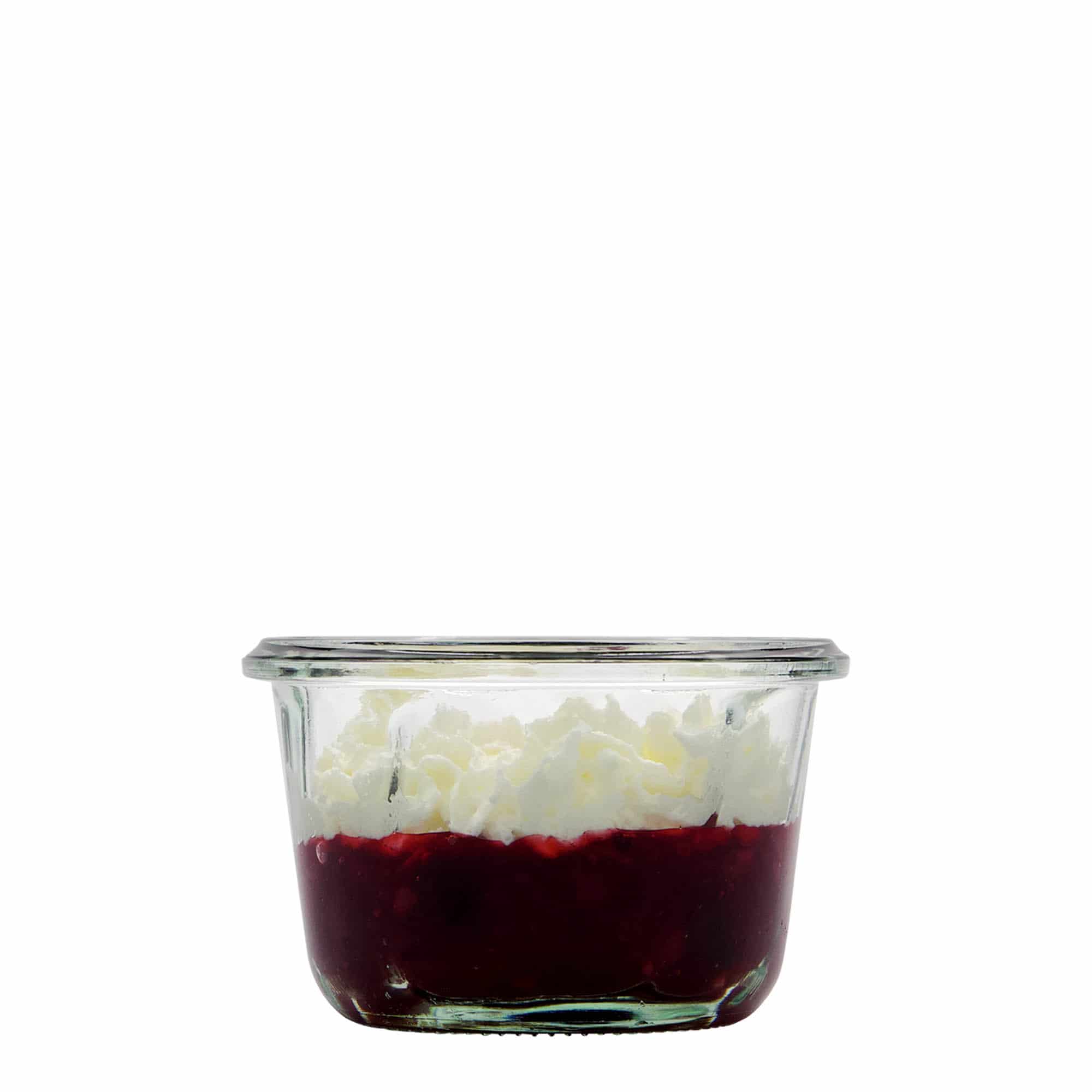 165 ml kozarec venčne oblike, ustje: Okrogel rob