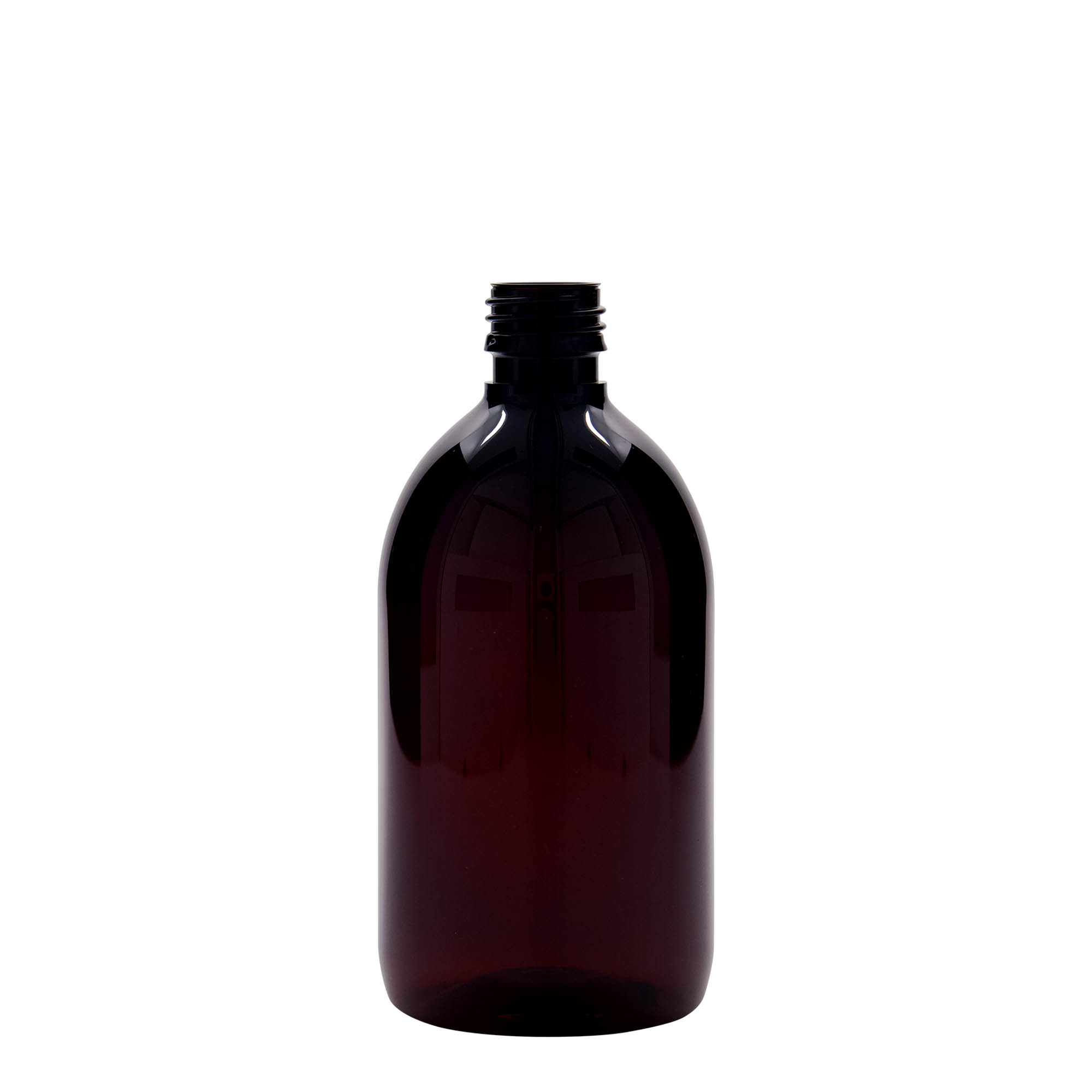 500 ml PET-medicinska steklenička, rjava, plastika, odprtina: PP 28 500 ml PET-medicinska steklenička, rjava, plastika, odprtina: PP 28