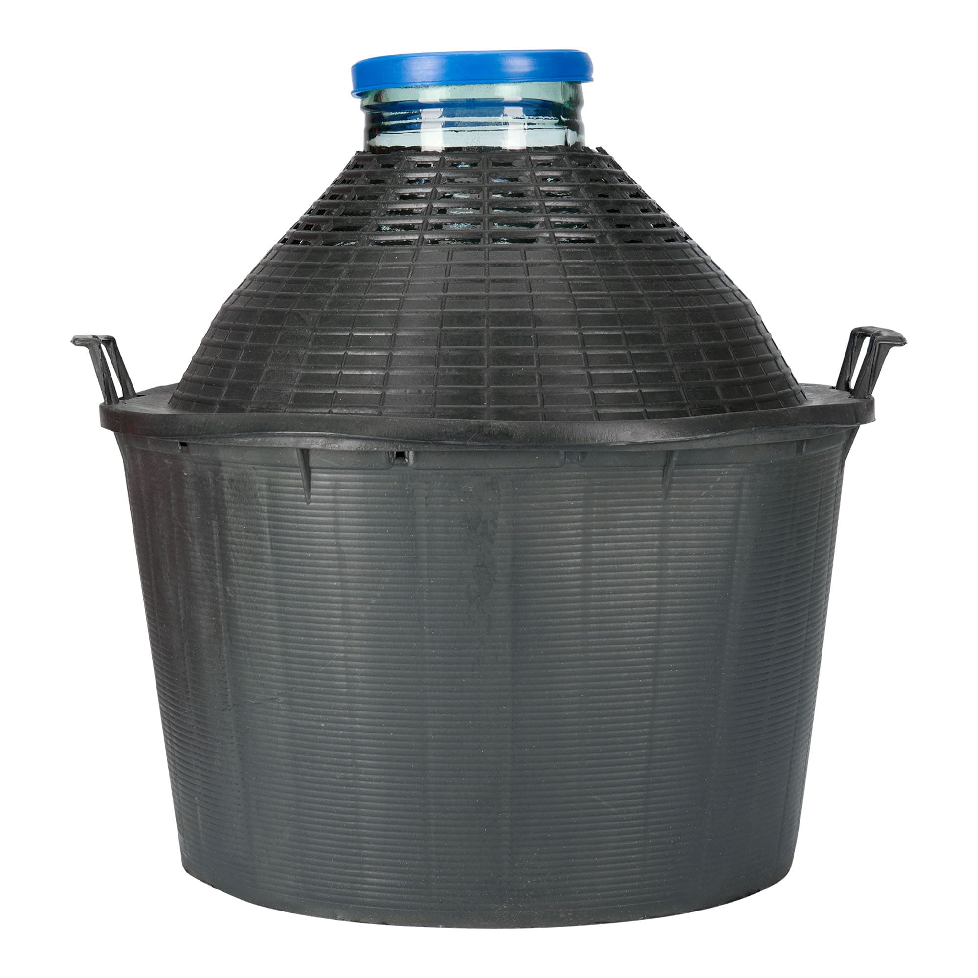 34 l balonska steklenica z širokim vratom, steklo, odprtina: pokrov z navojem