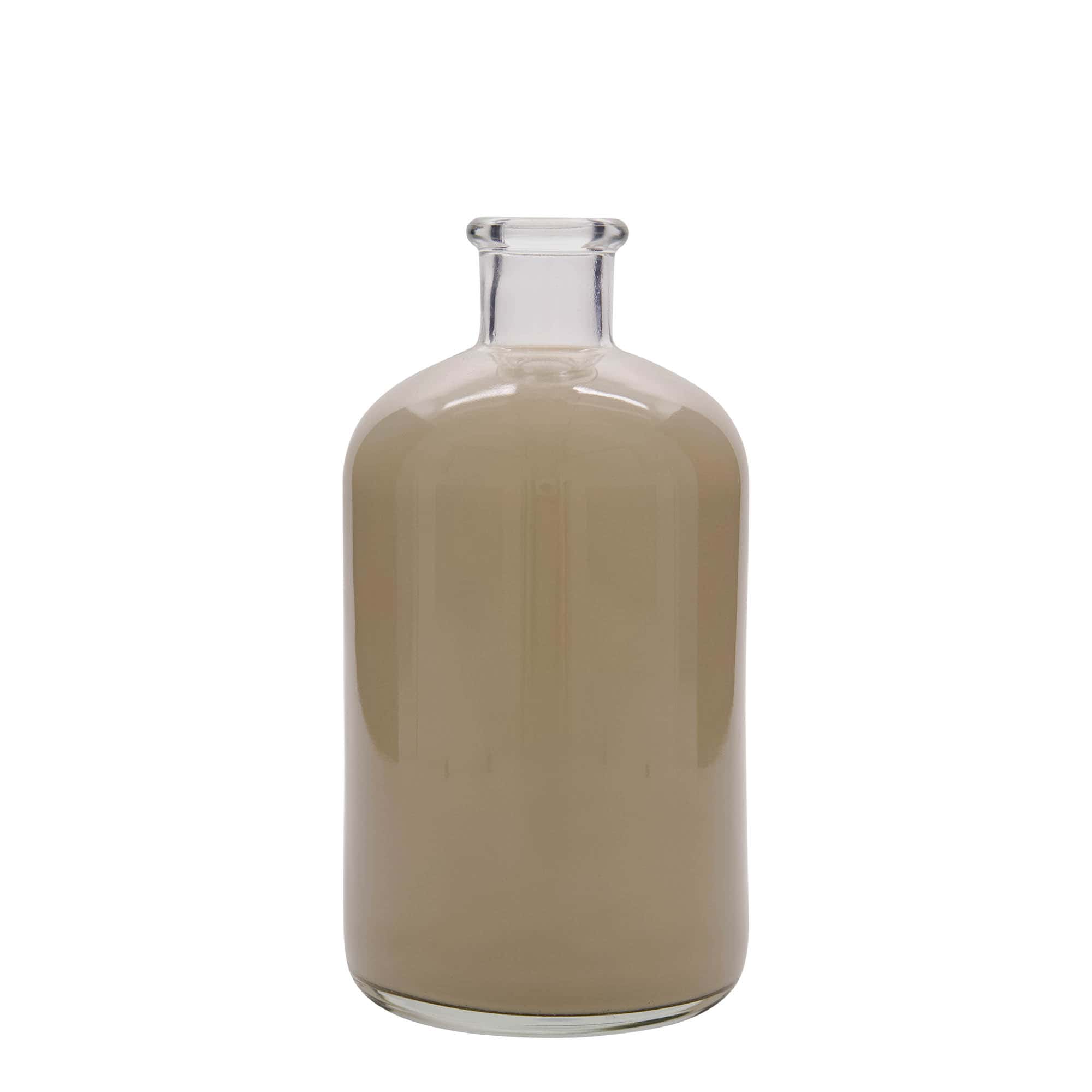 1.000 ml steklenica za zdravila, ustje: pluta