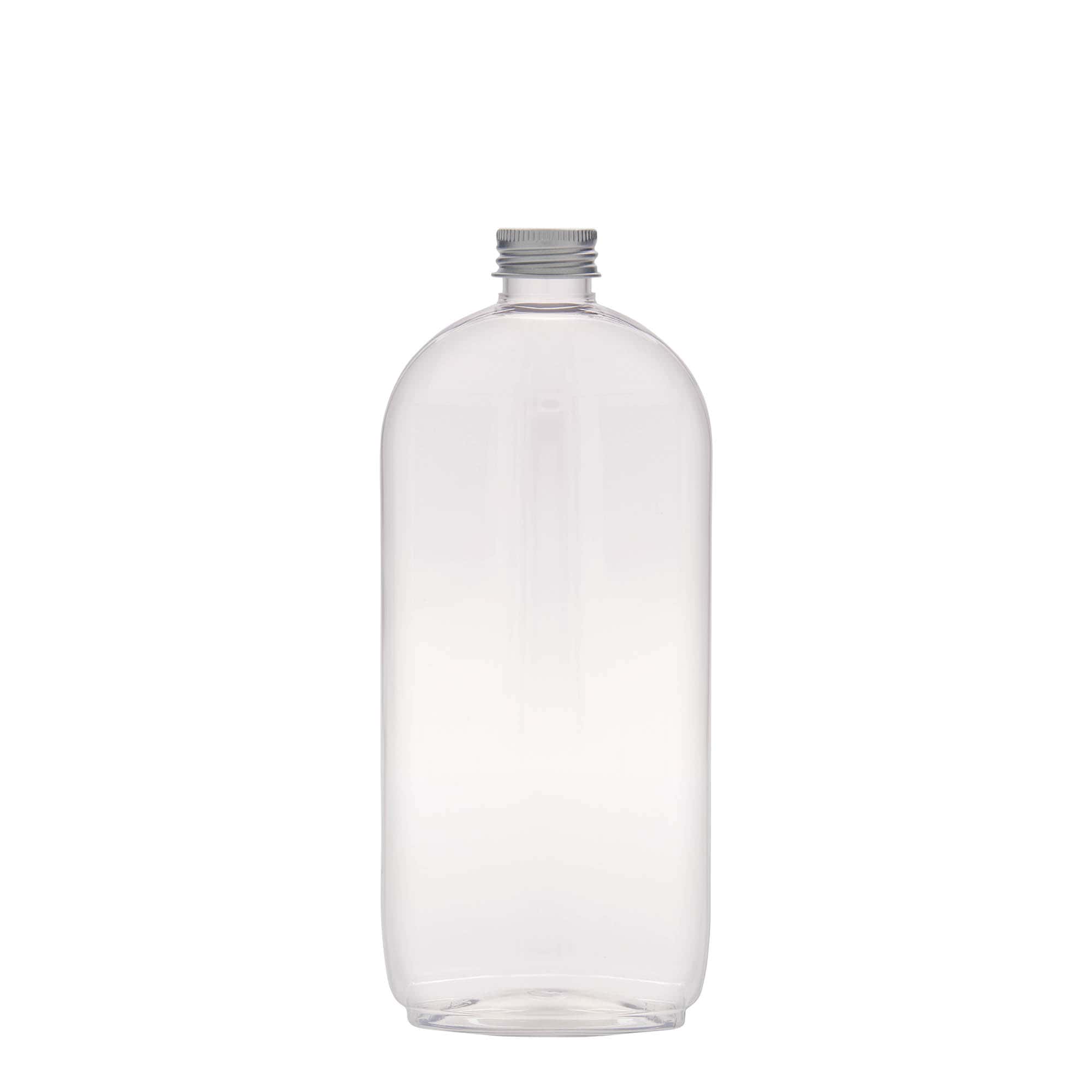 500 ml steklenica iz PET plastike »Iris«, ovalna, plastika, ustje: GPI 24/410