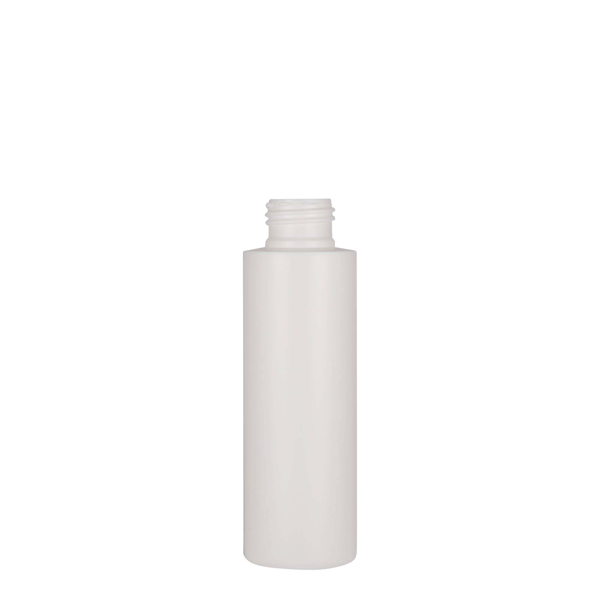 100 ml plastična steklenička 'Pipe', HDPE, bela, odprtina: 24/410