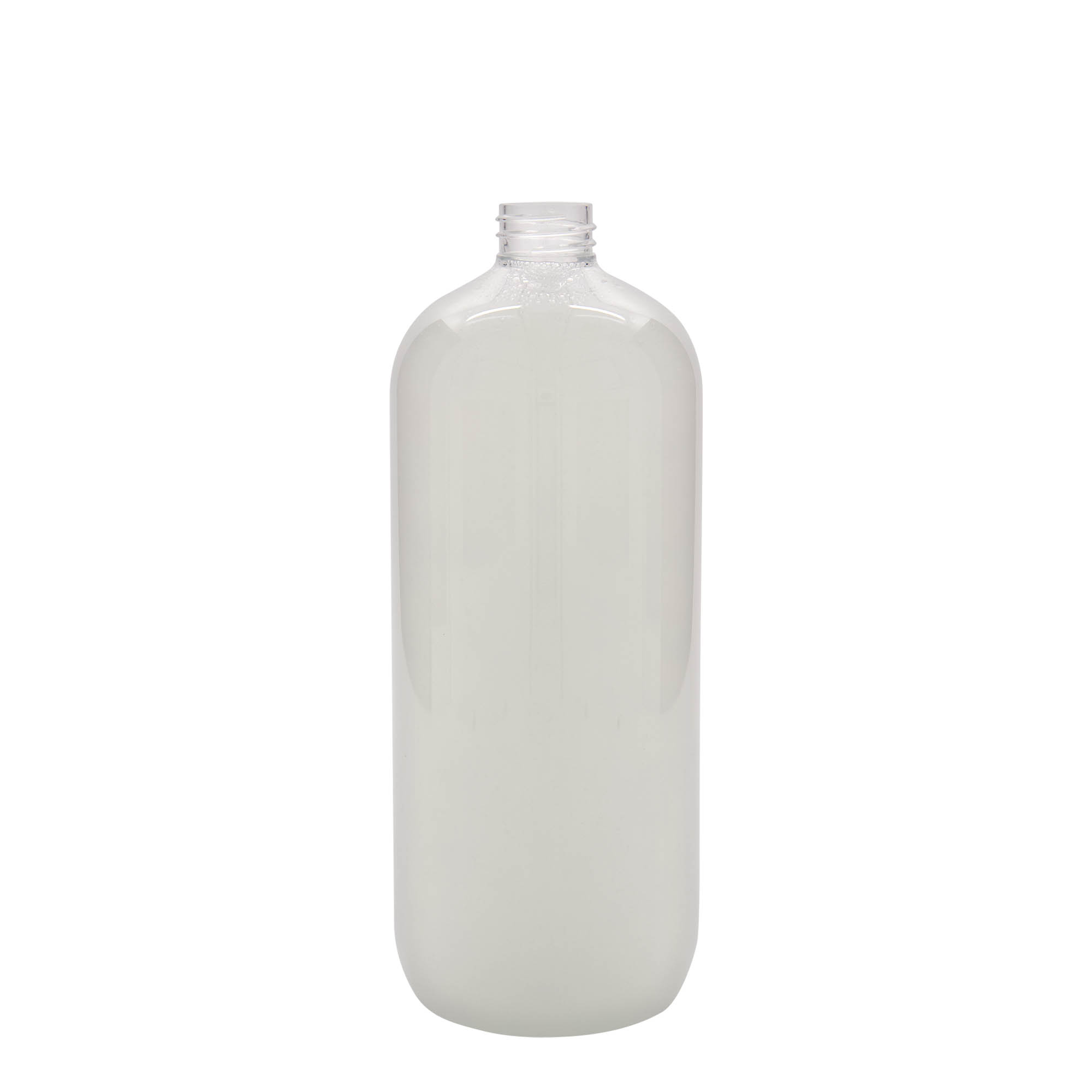 1.000 ml PET-flaska 'Boston', plastika, odprtina: 28/410 1.000 ml PET-flaska 'Boston', plastika, odprtina: 28/410