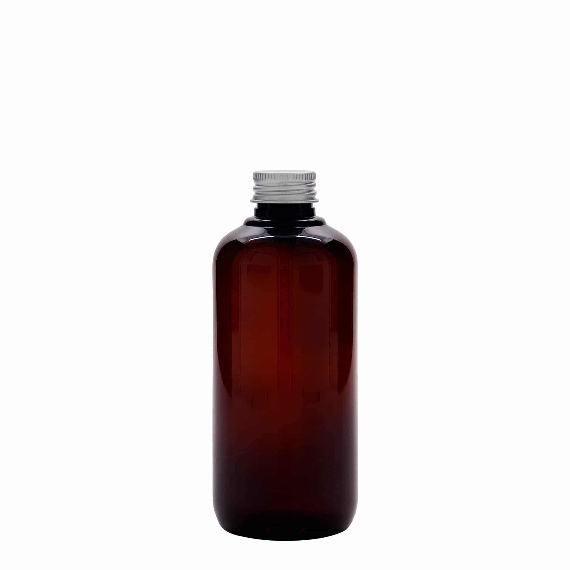 250 ml reciklirana plastična steklenica »Victor's Best«, PCR, rjava, ustje: GPI 24/410
