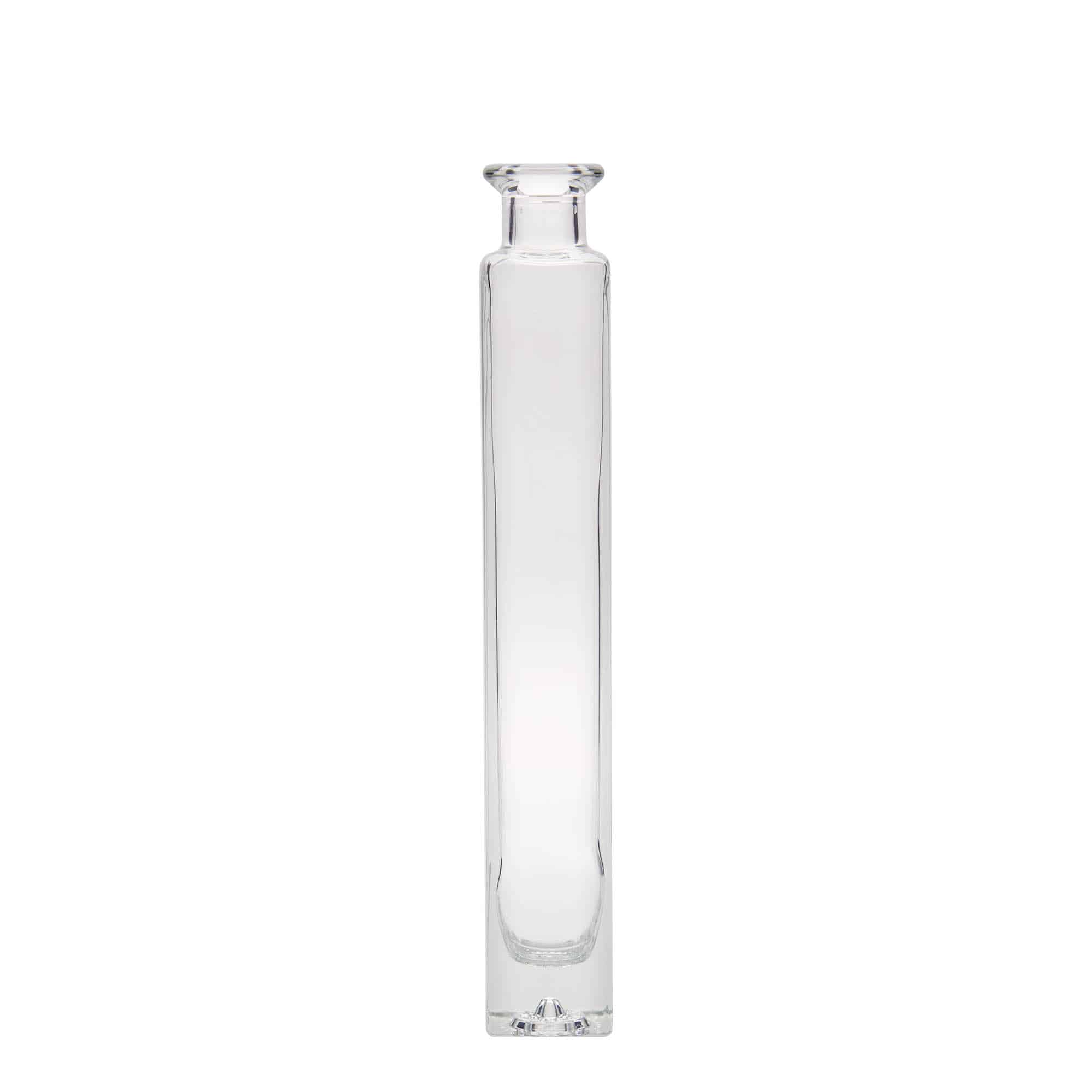 200 ml steklena steklenica »Tommy«, kvadratna, ustje: pluta
