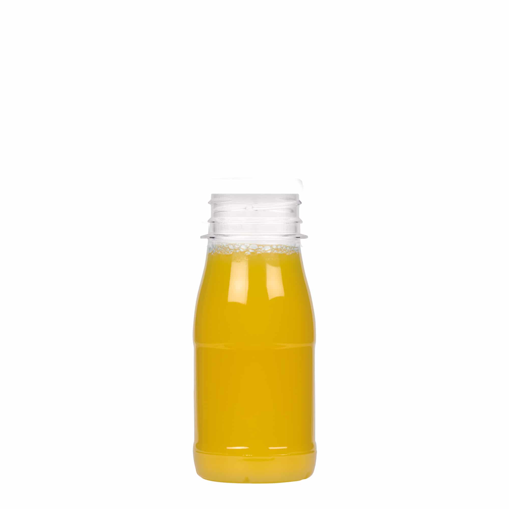 150 ml steklenica iz PET plastike »Milk and Juice«, plastika, ustje: 38 mm