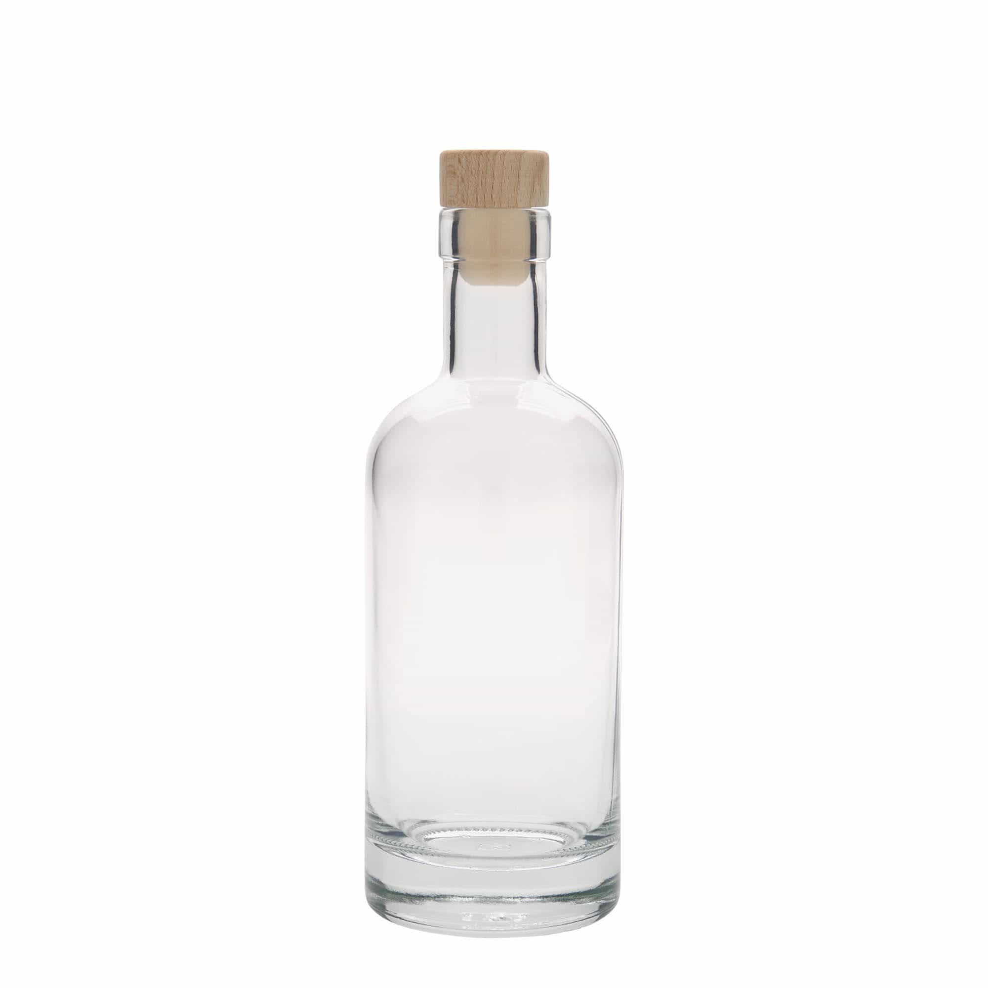 350 ml steklena steklenica »Linea Uno«, ustje: pluta