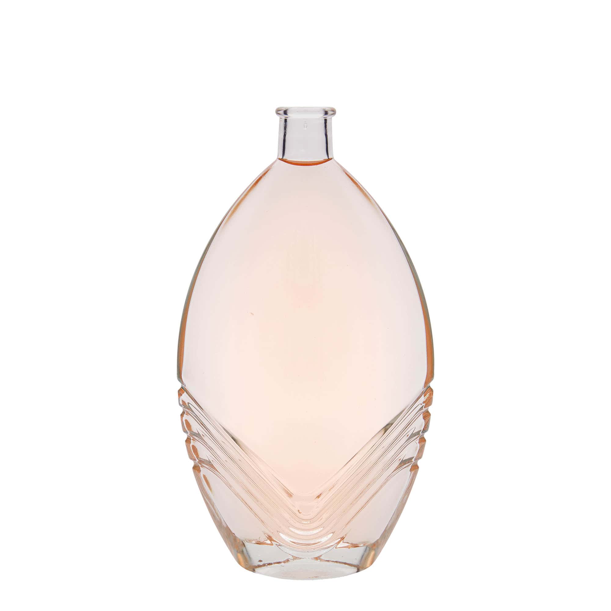 500 ml steklena steklenica »Florence«, ovalna, ustje: pluta