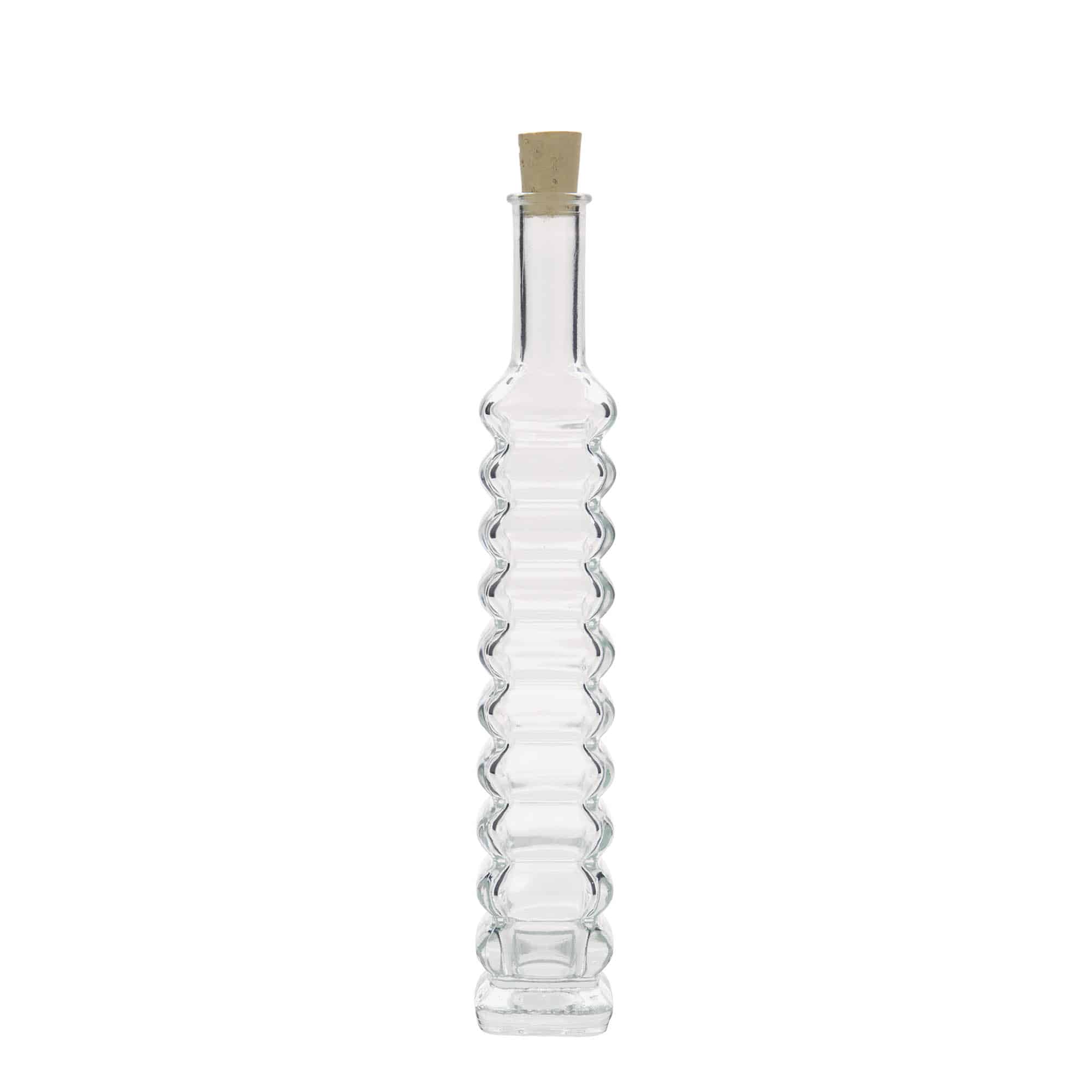 100 ml steklenička 'Roma', kvadratna, odprtina: zamašek