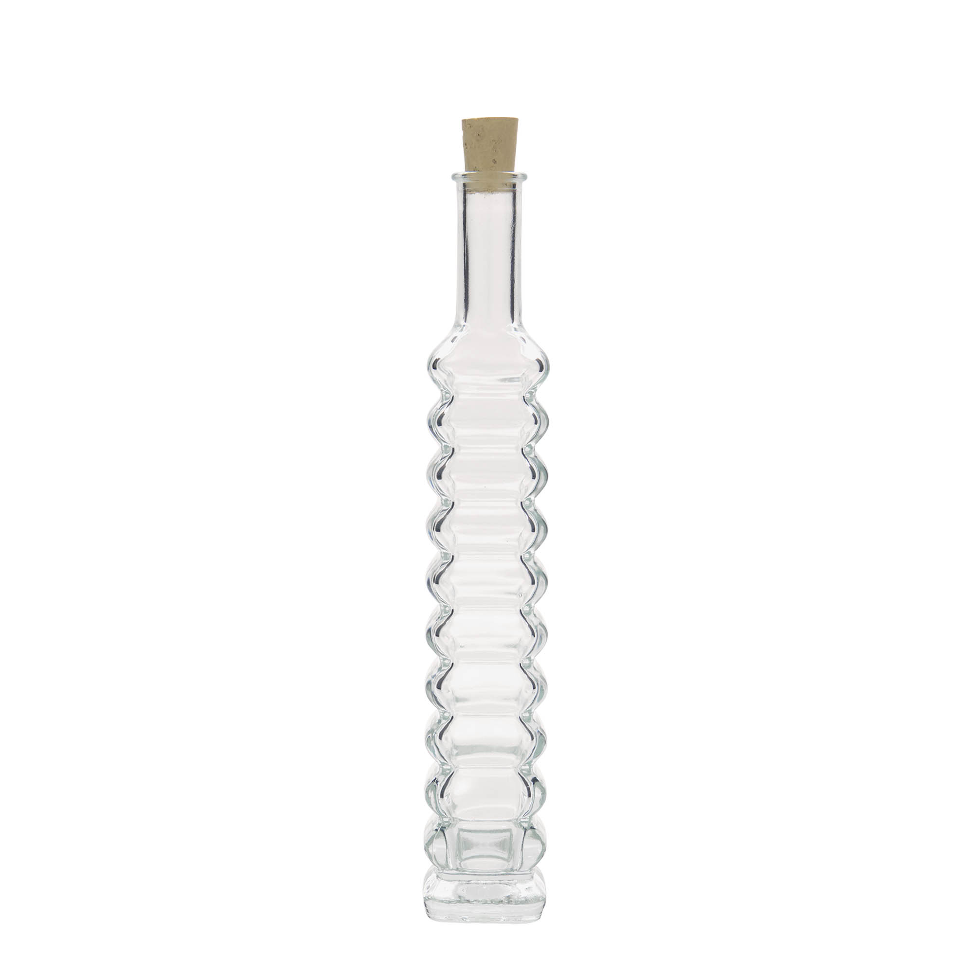 100 ml steklenička 'Roma', kvadratna, odprtina: zamašek