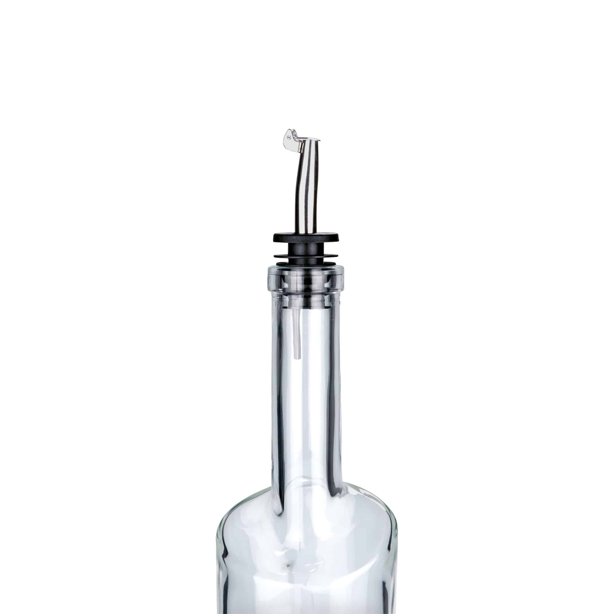 Izlivnik s kovinskim pokrovom Inox, nerjavno jeklo, srebrna