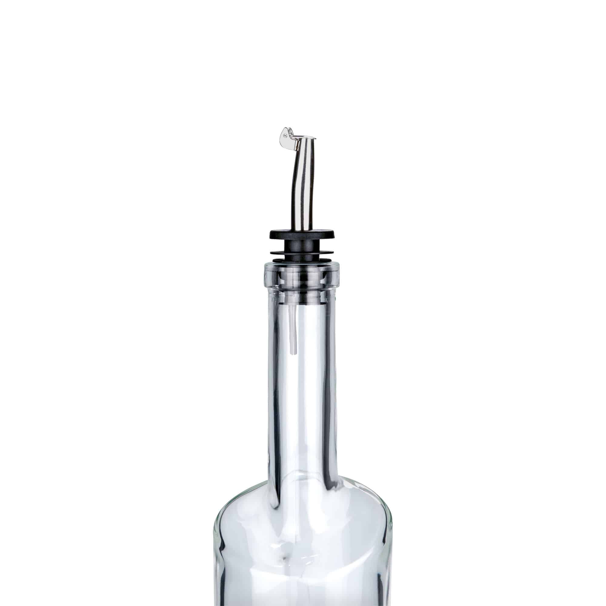 Izlivnik Inox z metalnim pokrovom, nerjaveče jeklo, srebrne barve