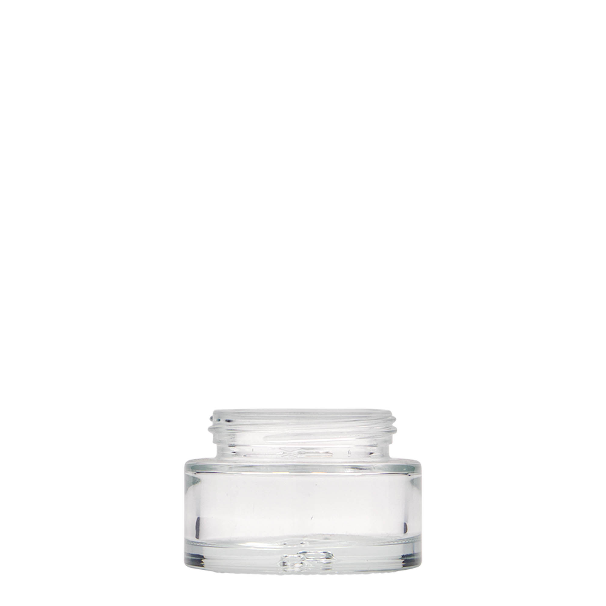 30 ml lonček 'Clear Edition', steklo, odprtina: navojni pokrov