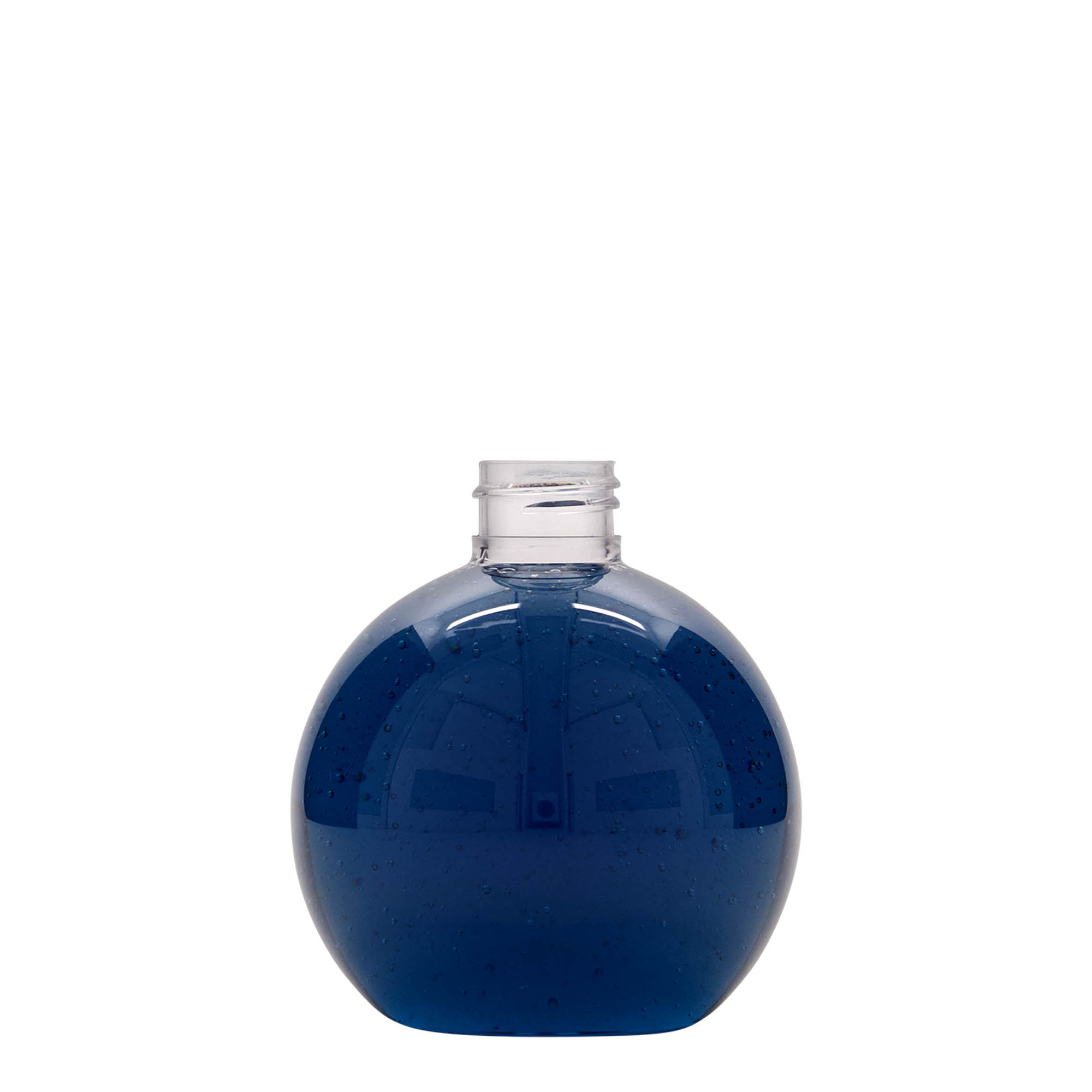 250 ml PET-flaska 'Perry', okrogla, plastika, odprtina: 24/410
