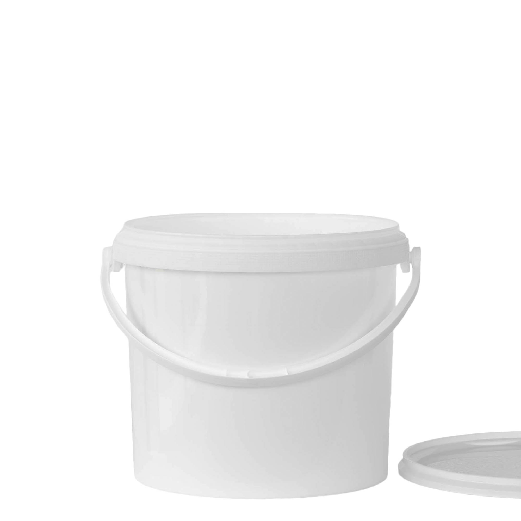 5 l vedro, PP-plastika, belo